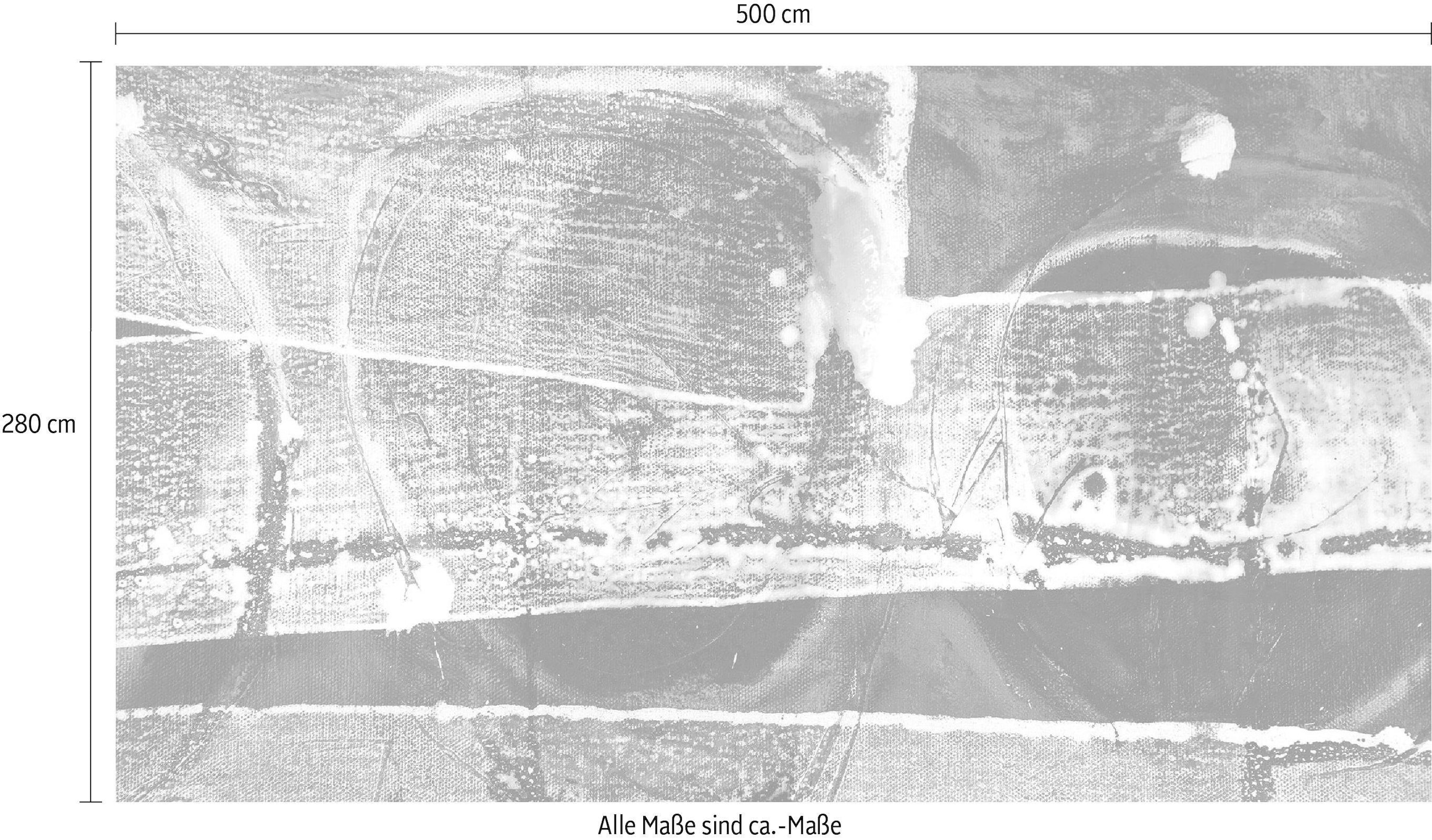 Komar Vliestapete »Digitaldruck Vlies -  Tracks Imbricating - Grösse 500 x 280 cm« bedruckt glatt Wohnzimmer, Schlafzimmer