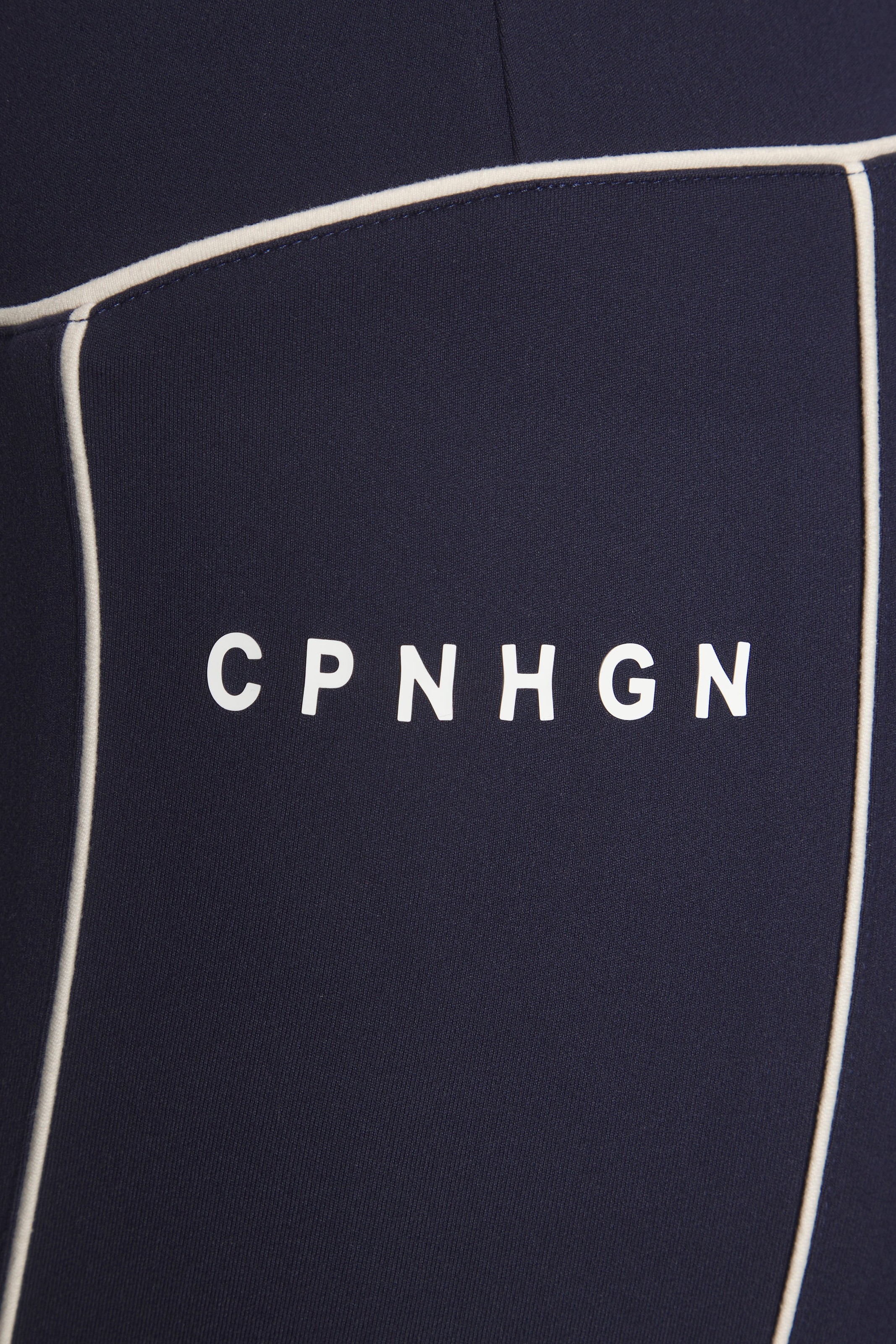 Copenhagen Studios Leggings fonctionnels  mit Paspeln und Logodruck