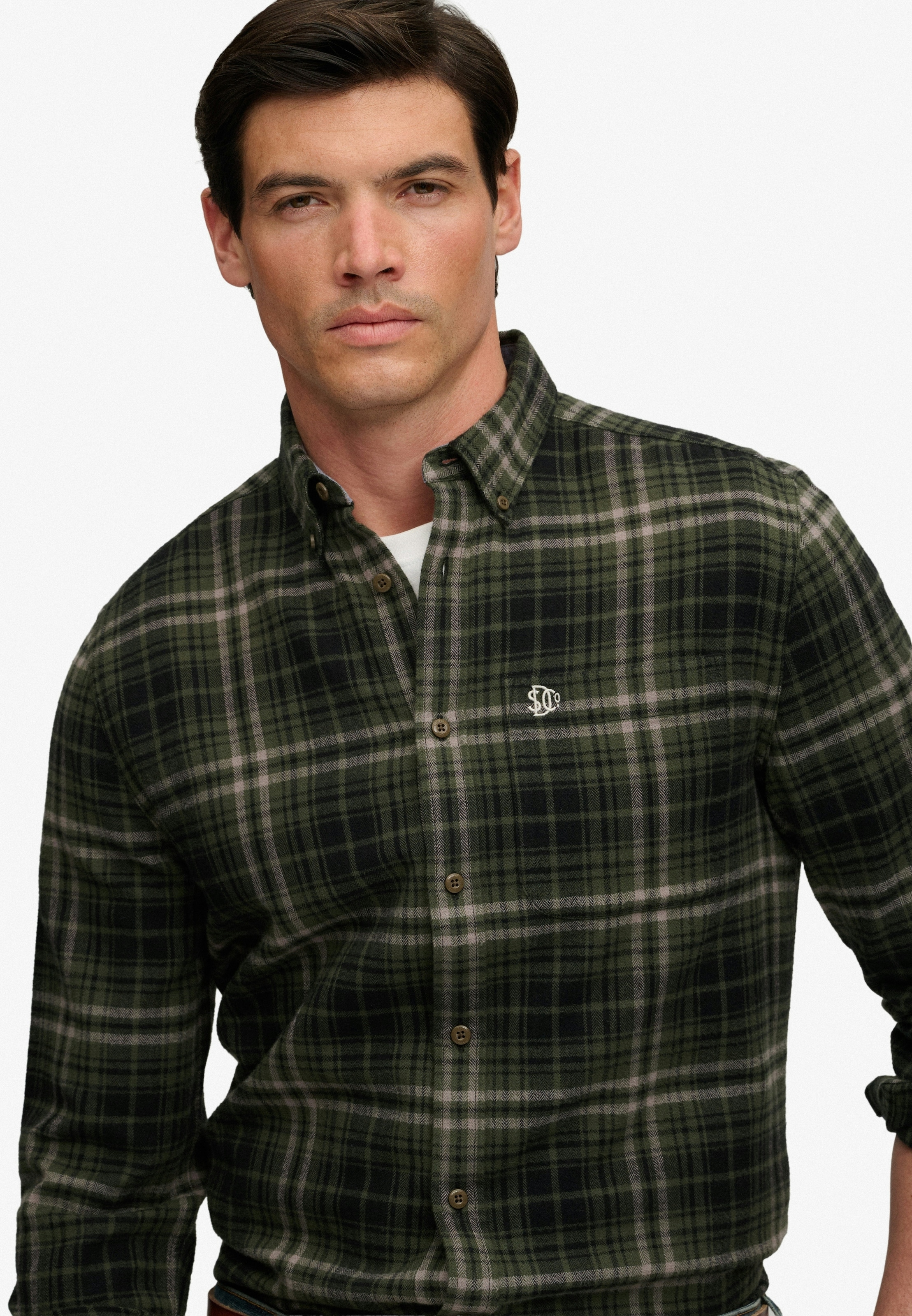 Superdry Chemise à manches longues »L/S COTTON LUMBERJACK SHIRT« coton, coupe régulière