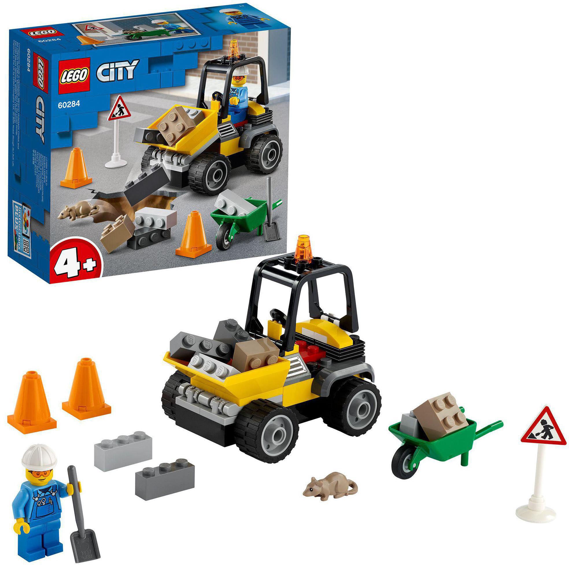 Image of LEGO® Konstruktionsspielsteine »Baustellen-LKW (60284), LEGO® City«, (58 St.), Made in Europe bei Ackermann Versand Schweiz