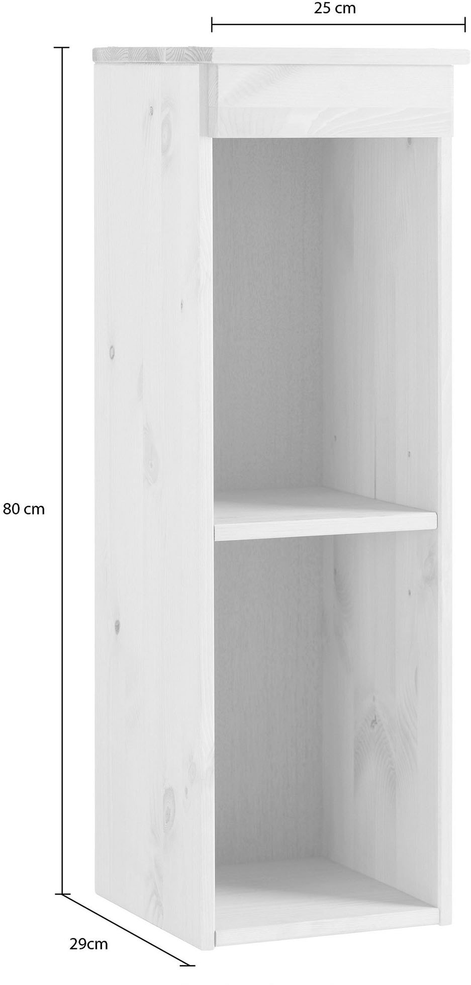 Home affaire Étagère suspendue »Oslo« largeur 25 cm, en pin massif