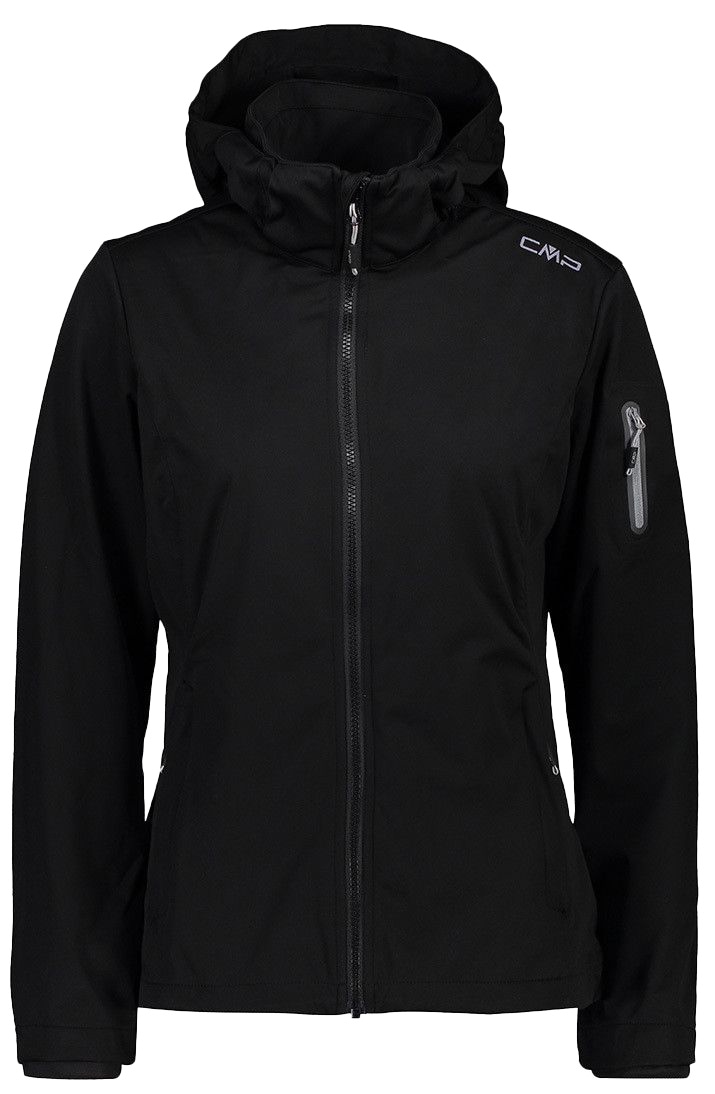 CMP Softshelljacke, mit Kapuze, Atmungsaktiv & Windabweisend & Wasserabweisend & Leichtes Material