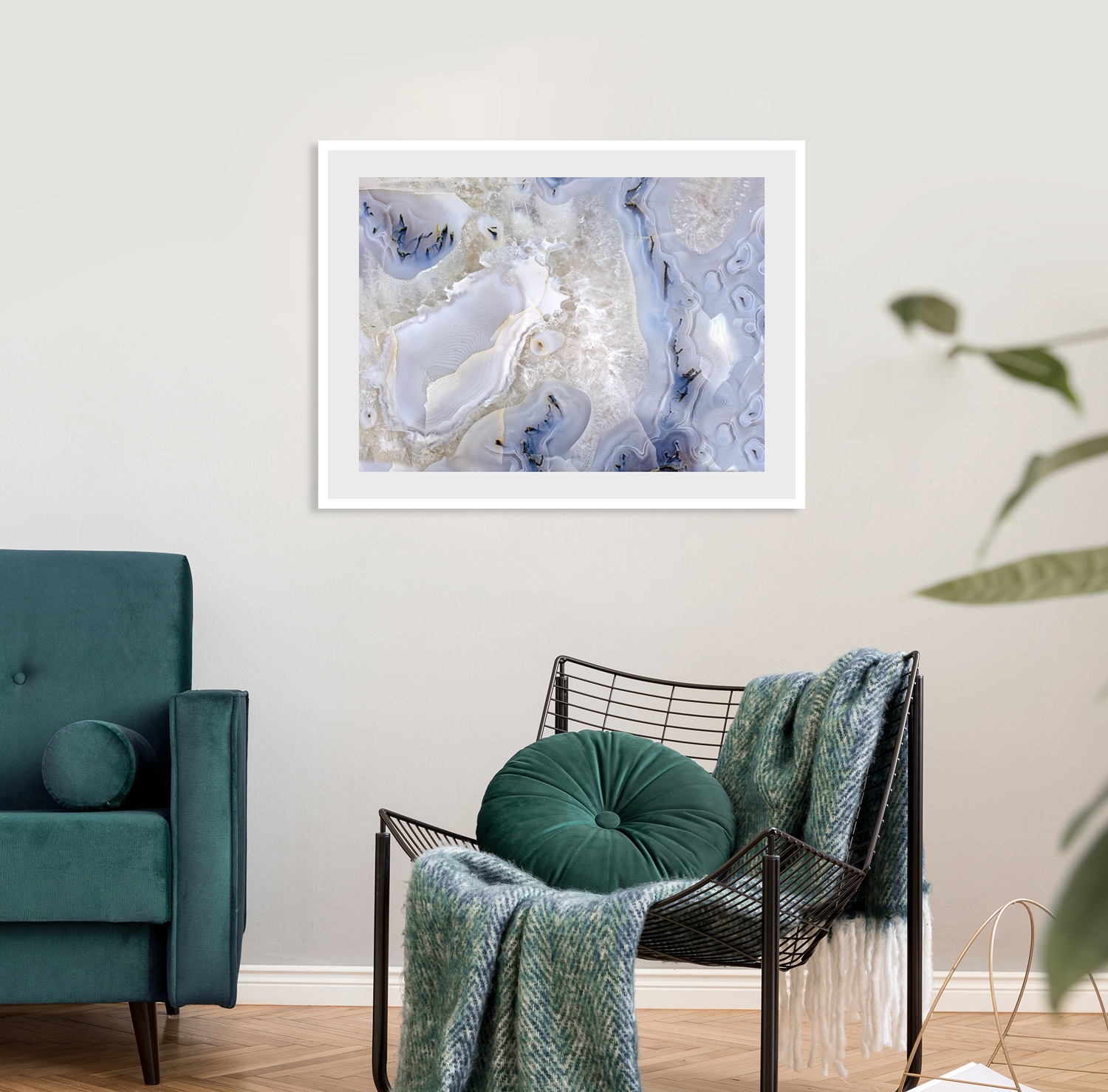 Image of queence Bild "Fatima" Abstrakt Kunst Marmor Modern Abstrakt, Marmor, gerahmt