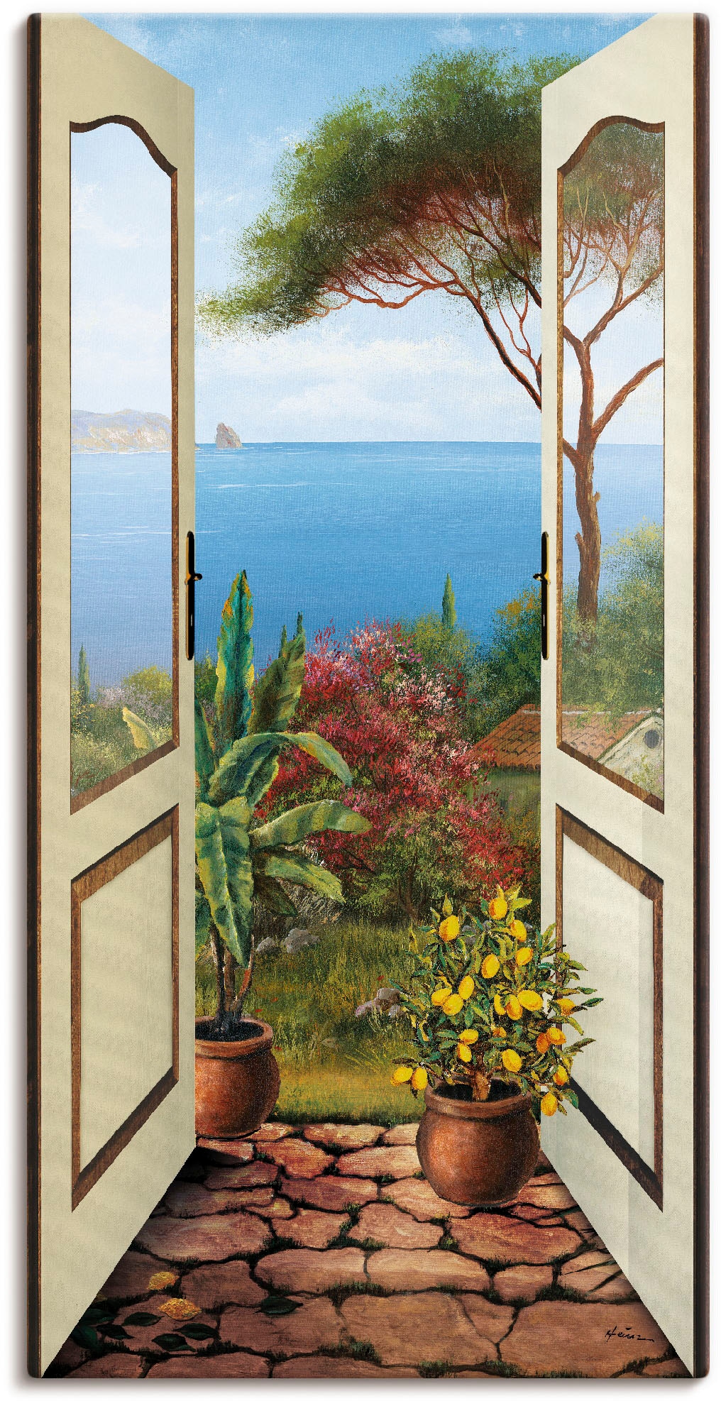 Artland Wandbild »Veranda am Meer«, günstig Küstenbilder, kaufen St.) (1
