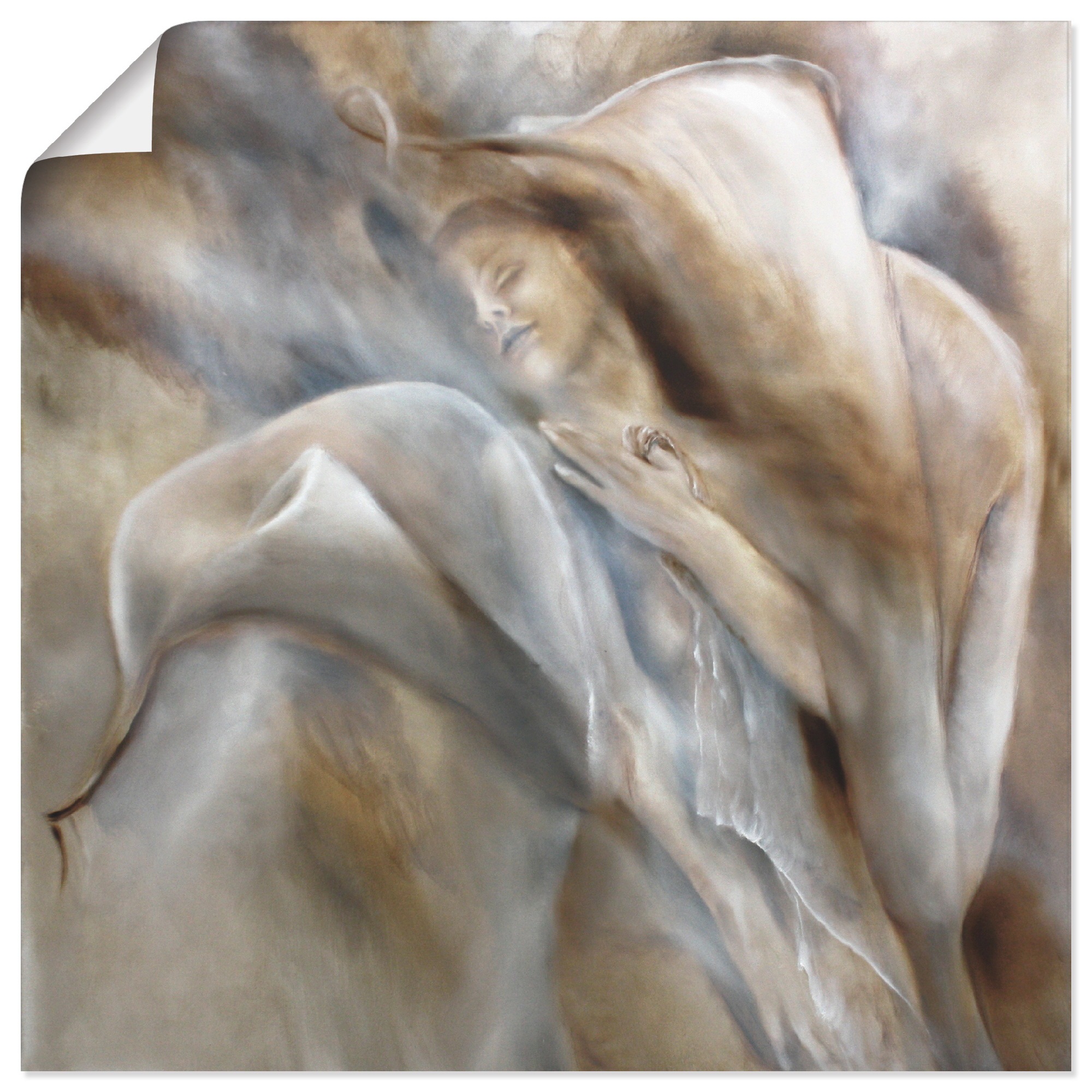 Image of Artland Wandbild »Hingabe«, Frau, (1 St.), in vielen Grössen & Produktarten - Alubild / Outdoorbild für den Aussenbereich, Leinwandbild, Poster, Wandaufkleber / Wandtattoo auch für Badezimmer geeignet bei Ackermann Versand Schweiz