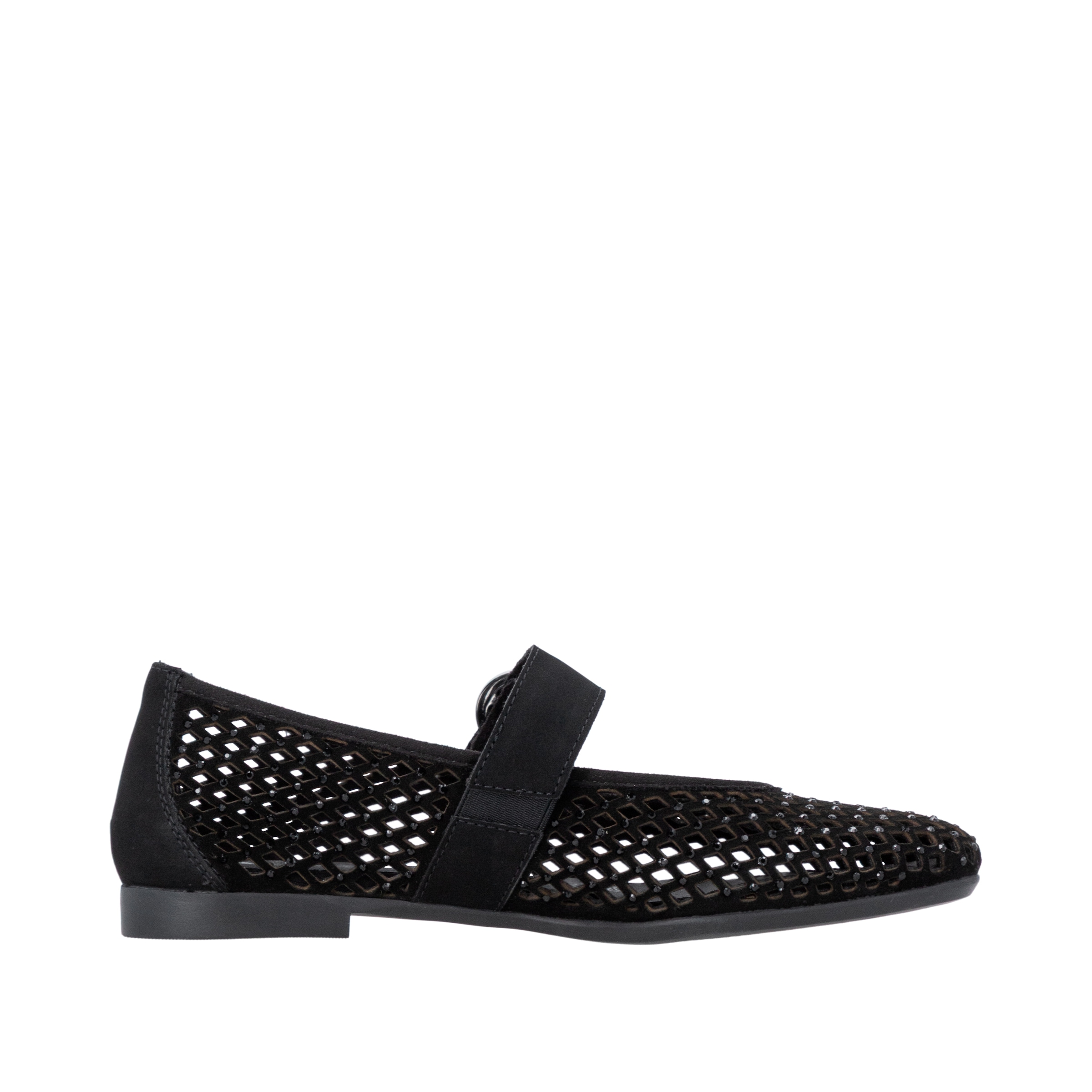 Remonte Ballerines à lanières  mocassins, chaussures d'été avec strass et fermeture velcro