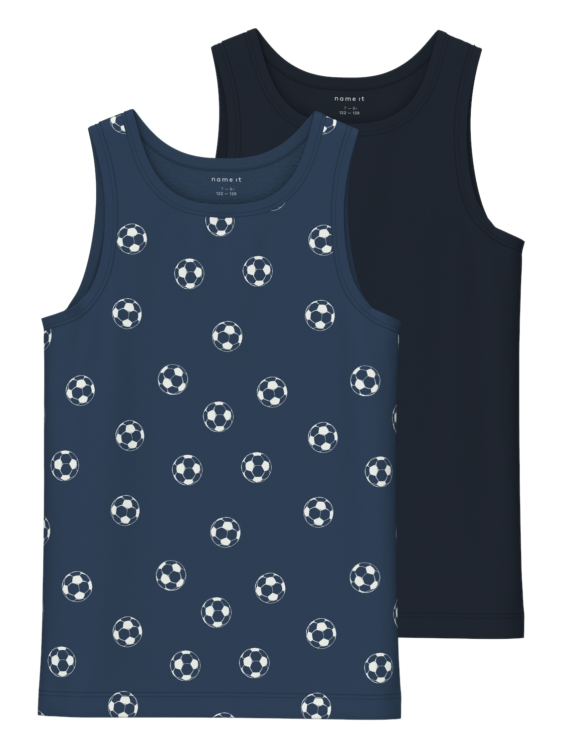 Unterhemd »NKMTANK TOP 2P DARK DENIM FOOTBALL NOOS«