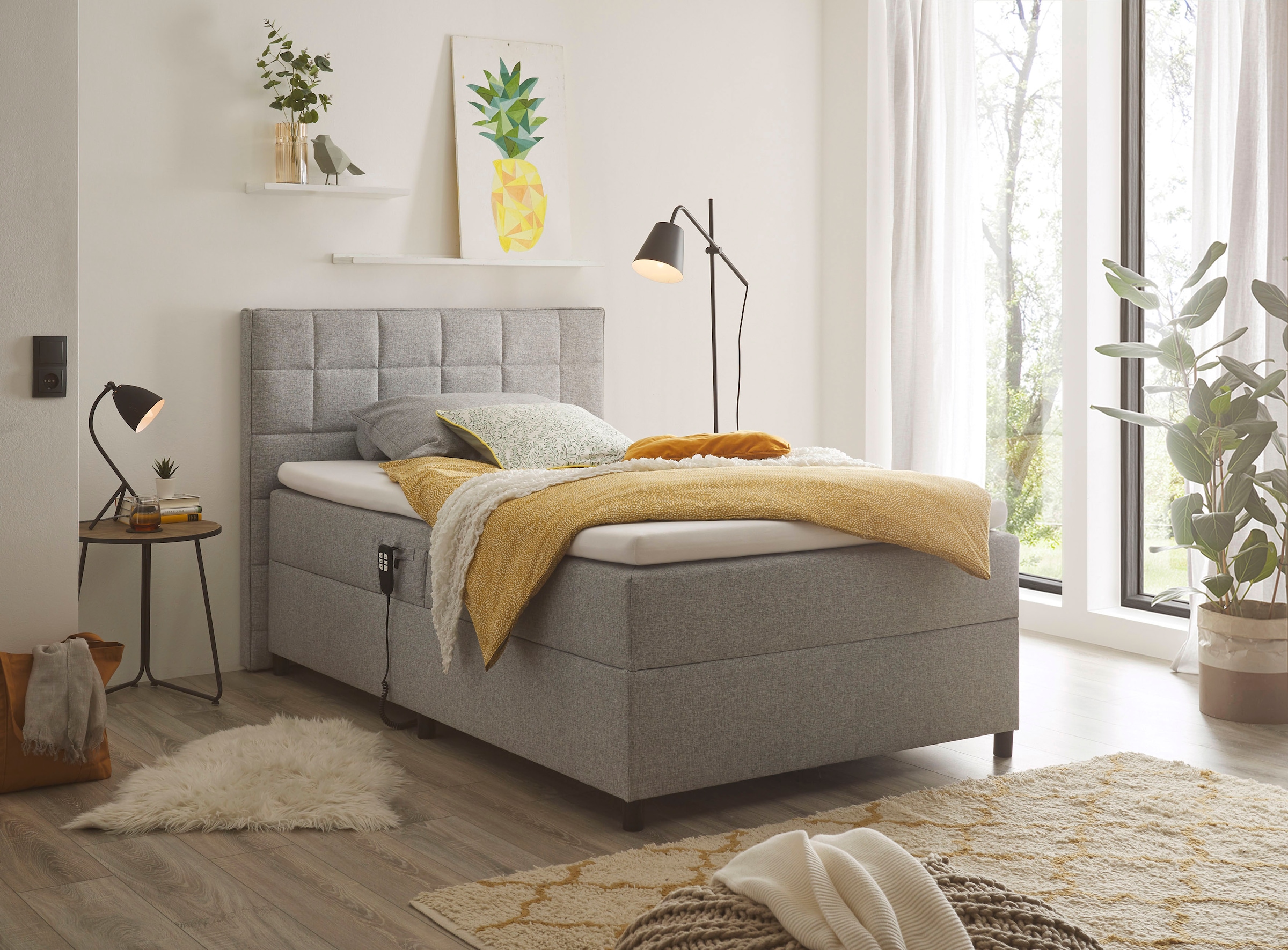 Image of ED EXCITING DESIGN Boxbett "Mariborsko" inkl. Motor und Topper