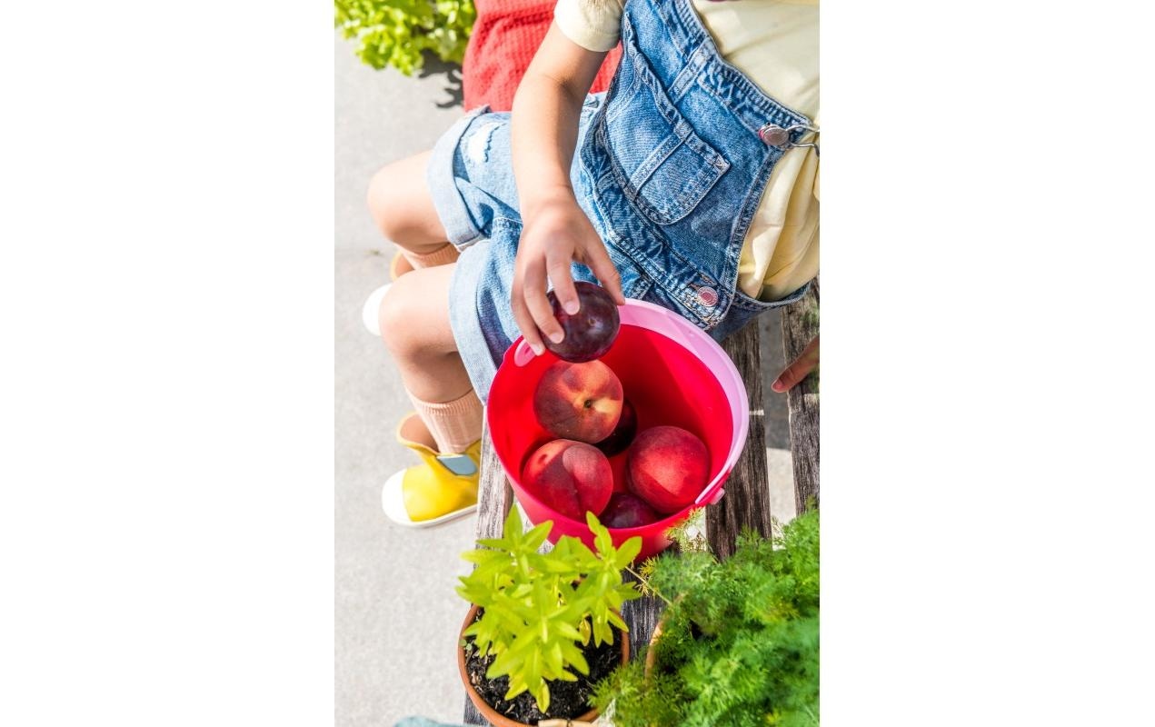 QUUT Seau de sable »Bucki – Red Cherry 2 Teile« Sandspielzeug