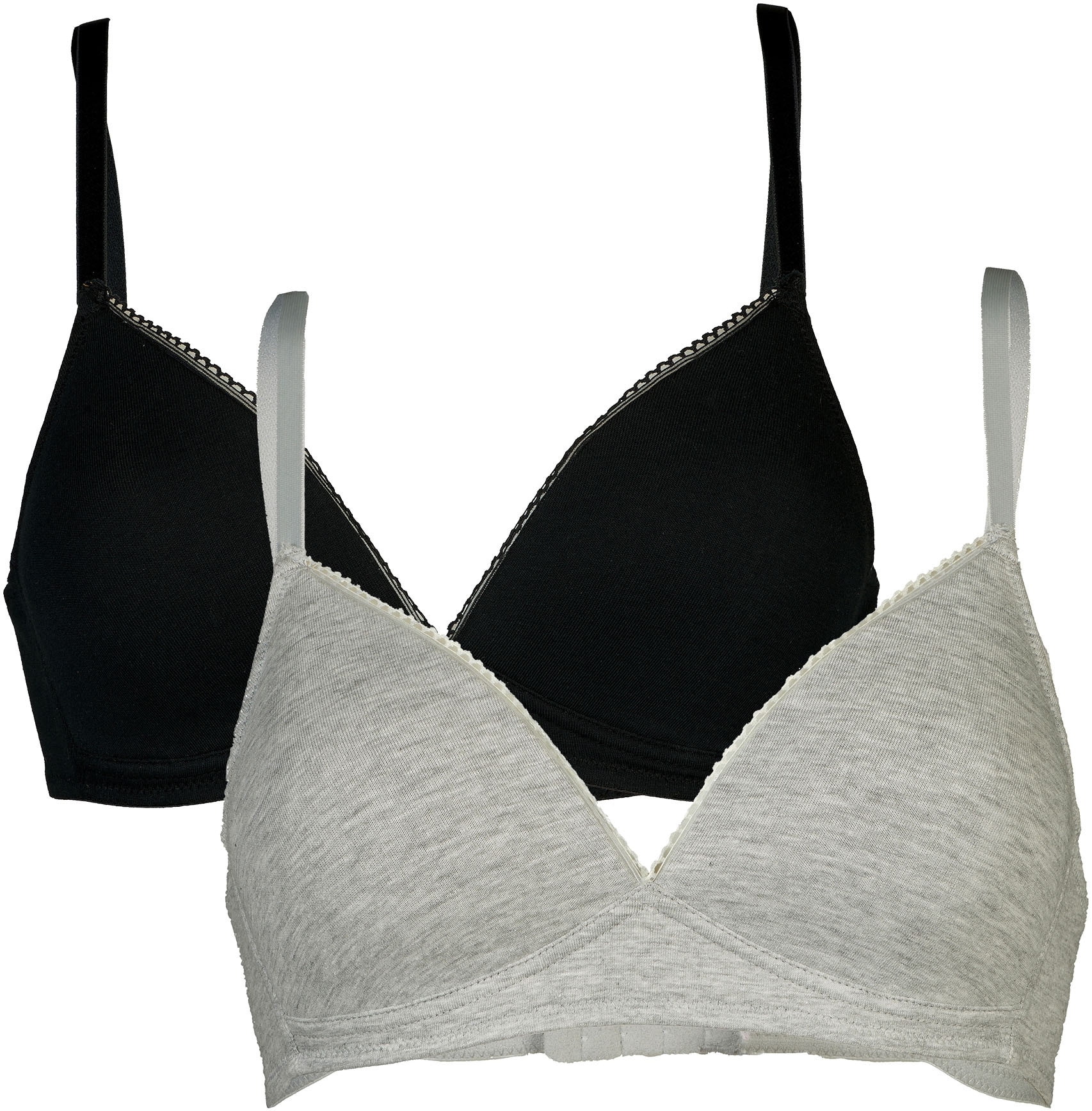 Image of My Basic Soft-BH "padded cotton bra" flache Verarbeitung, wattiert, ohne Bügel, basic, Baumwollmix