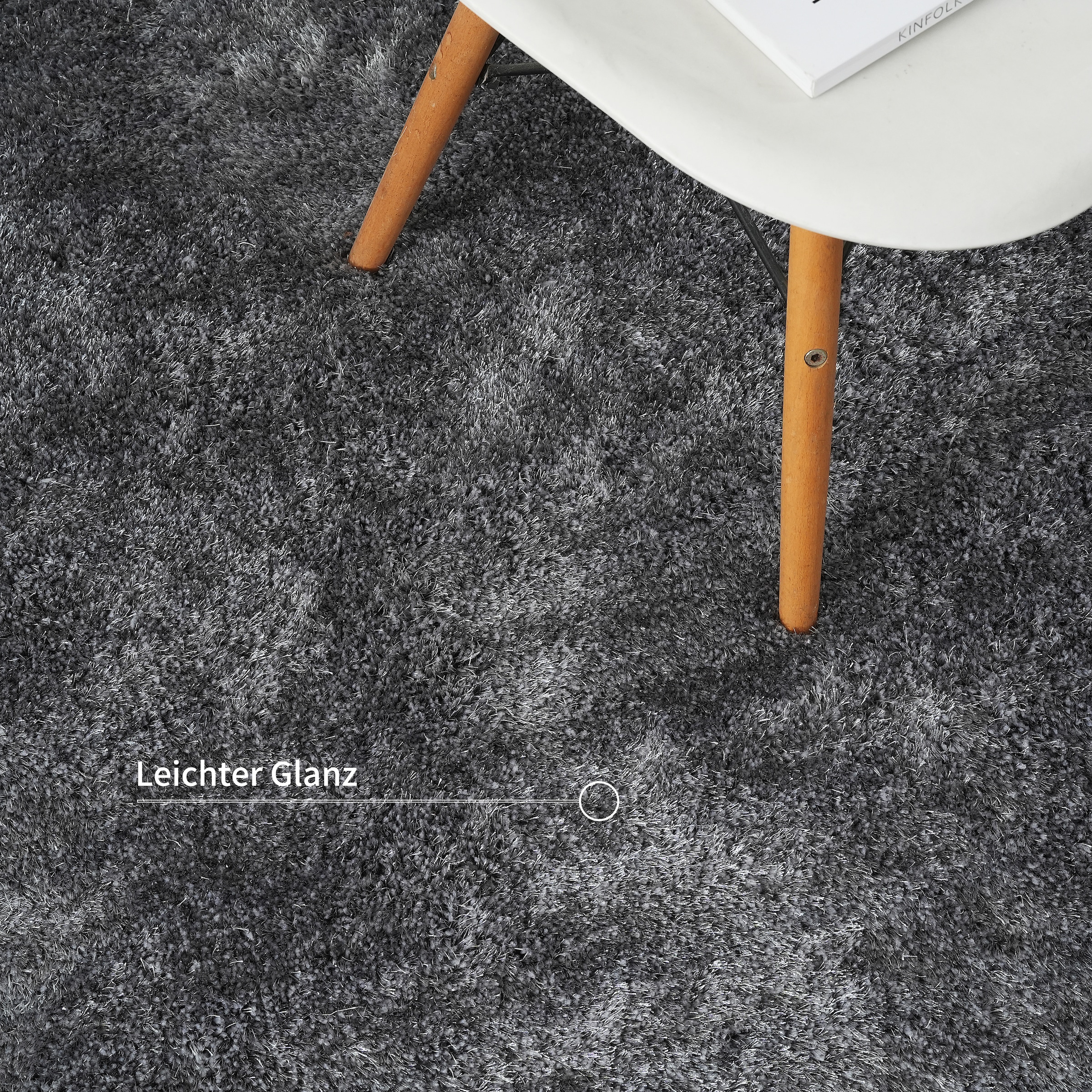 Bruno Banani Teppich »Dana Teppich, besonders weich und kuschelig, Kundenliebling«, rechteckig, 30 mm Höhe, uni, Mikrofaser Teppiche, Wohnzimmer, Schlafzimmer, Esszimmer