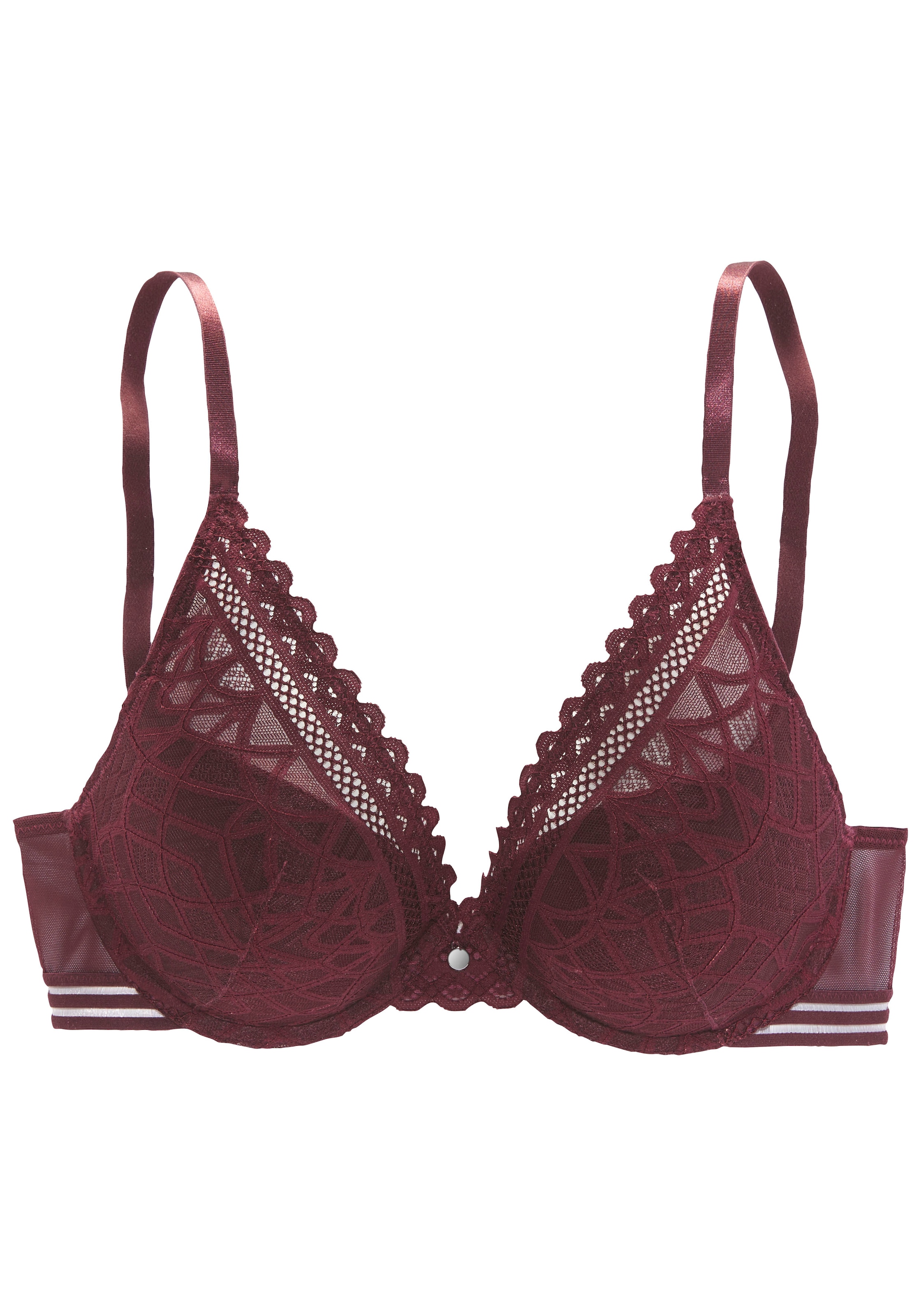 s.Oliver Push-up-BH »Milene« im edlen High-Apex Look mit graphischer Jacquardspitze, sexy Dessous
