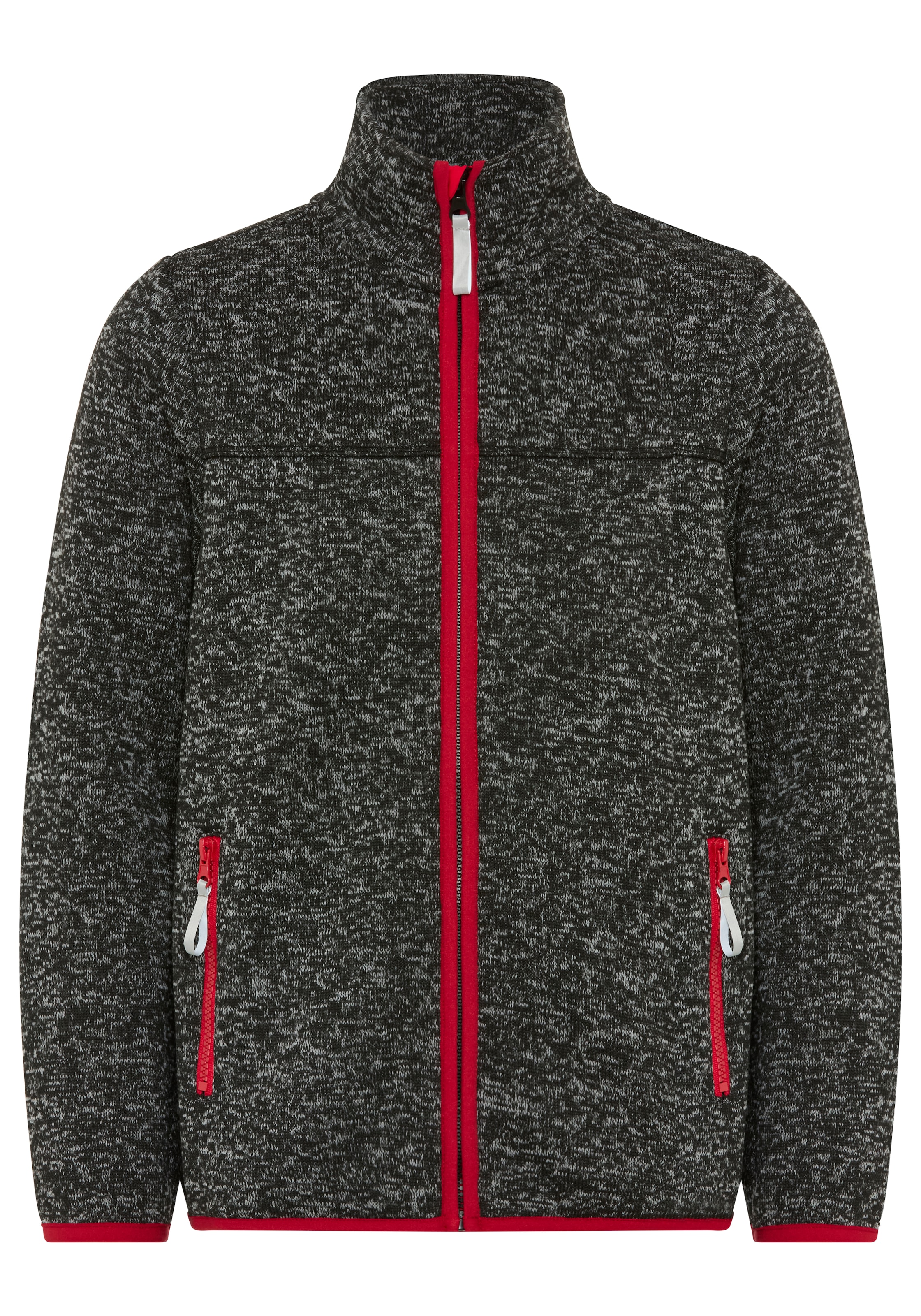 H.I.S Veste sweat »Fleecejacke von H.I.S in schöner melierter Qualität« Veste col montant avec passepoils contrastés, en polaire
