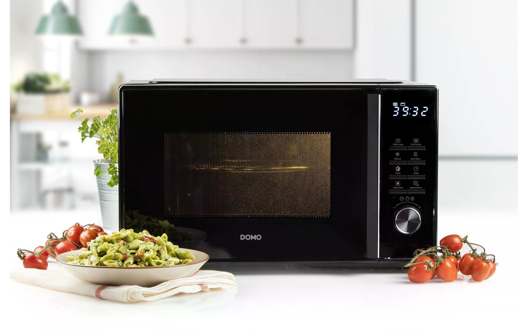Domo Mikrowelle »mit Grill DO22501G Schwarz«, 1000 W