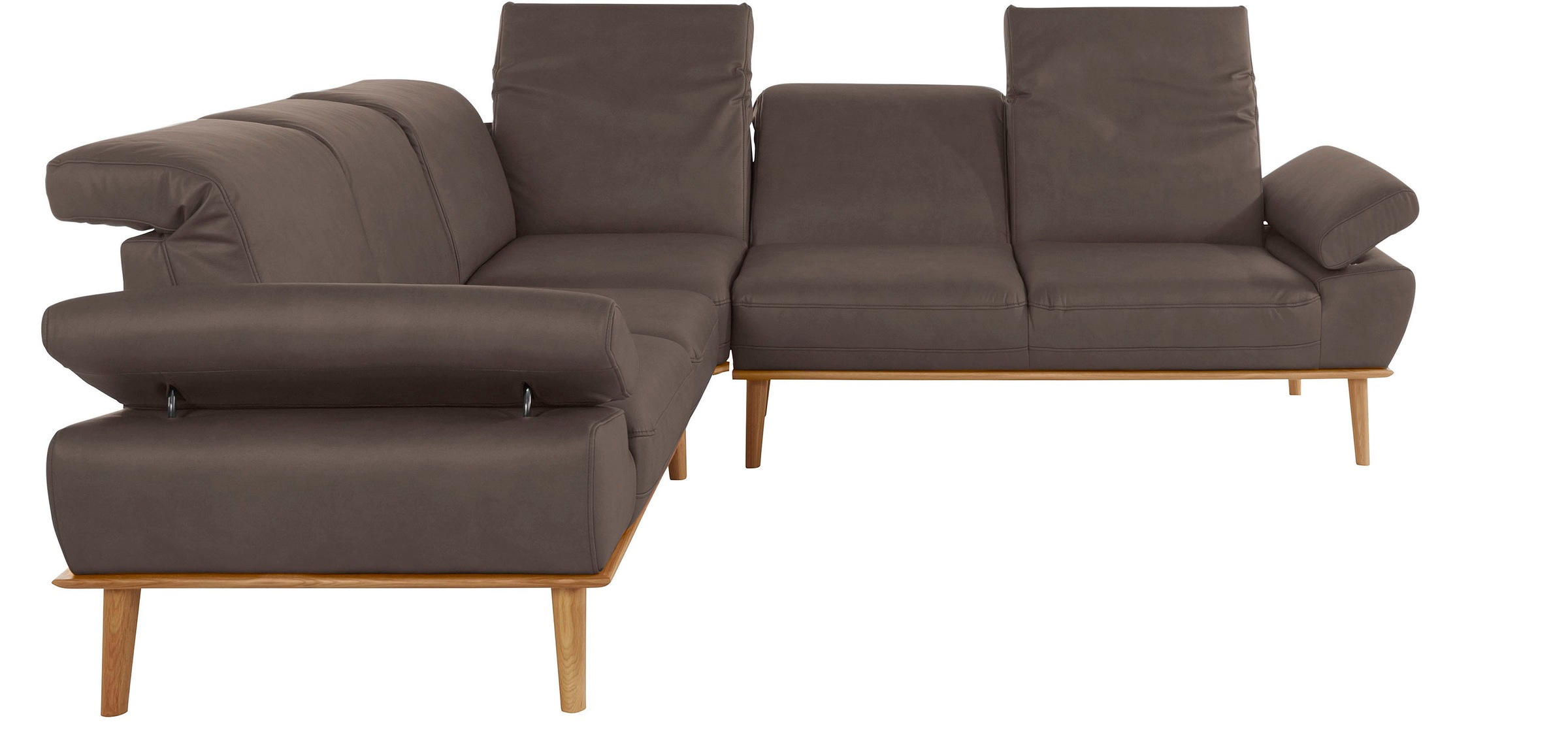 Image of andas Ecksofa »Lillehem«, kleine Ausführung, incl. Kopf- und Armteilverstellung, wahlweise mit Rückenverstellung bei Ackermann Versand Schweiz