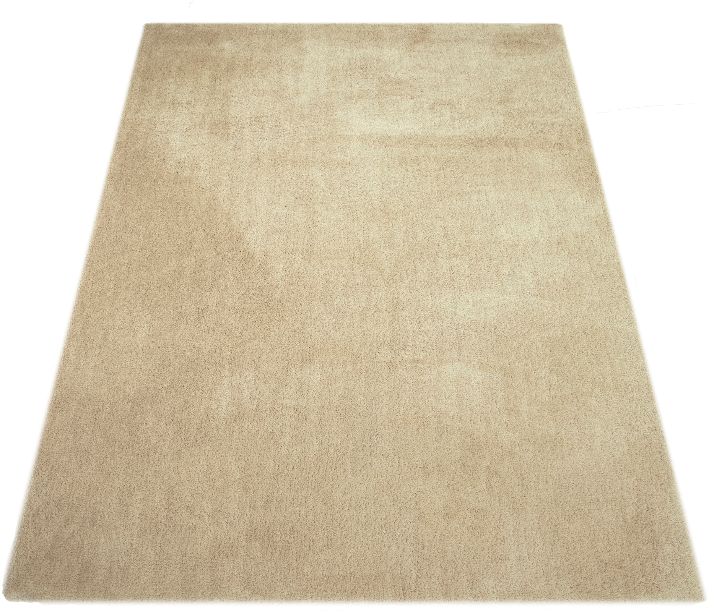 my home Hochflor-Teppich »Microfaser Teppich Magong, besonders weich, sehr feiner Flor«, rechteckig, 25 mm Höhe, uni, Wohnzimmer, Schlafzimmer, Kinderzimmer, auch rund und als Läufer