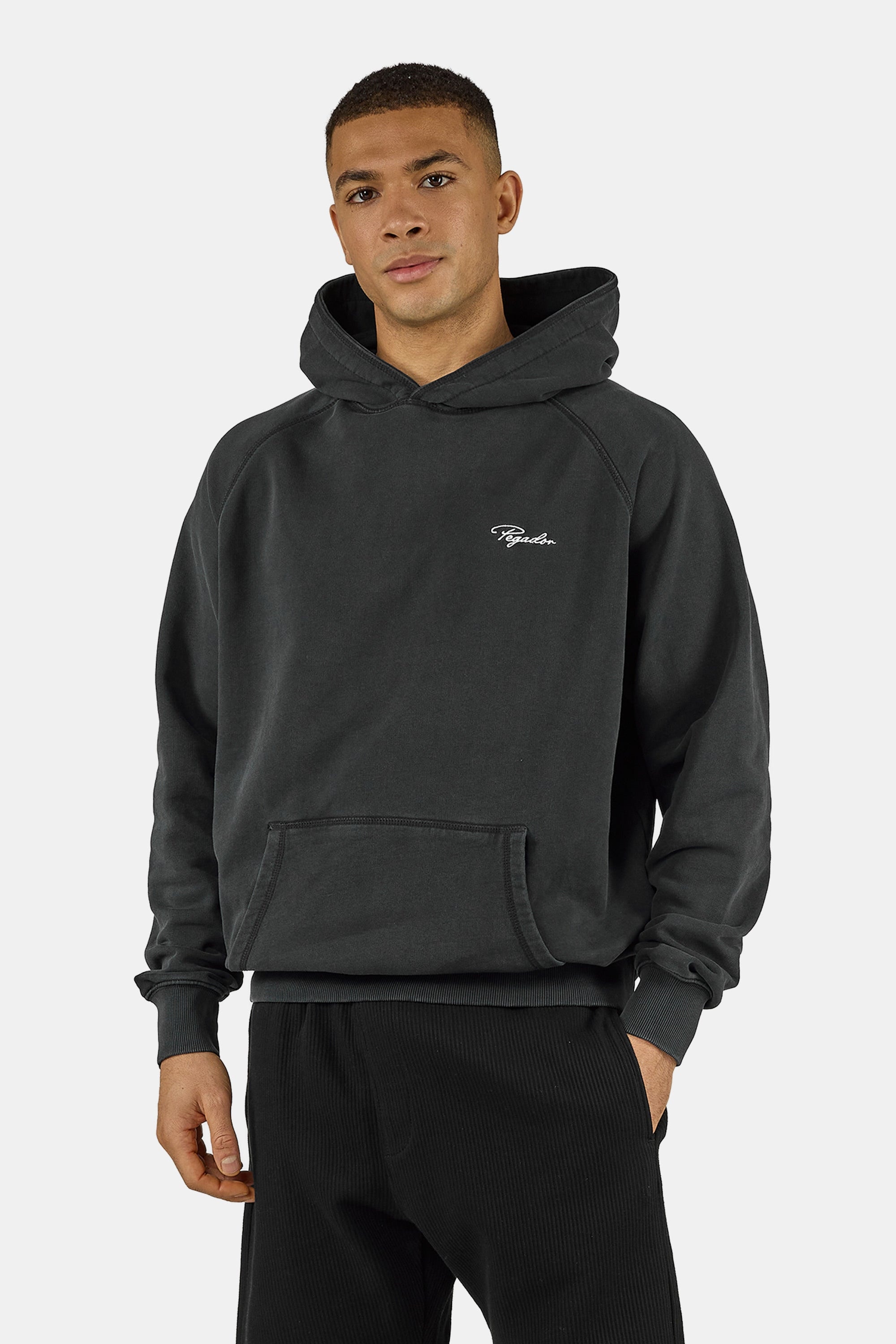 Image of PEGADOR Kapuzensweatshirt "Signar Terry Raglan Hoodie", Baumwollmischung, regular fit