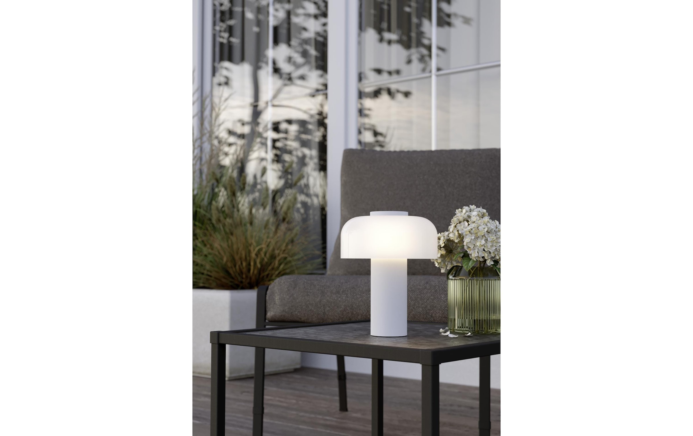 EGLO Lampe de table »EGLO Leuchten Tischleuchte Ponente Akku « Module LED blanc chaud - blanc froid