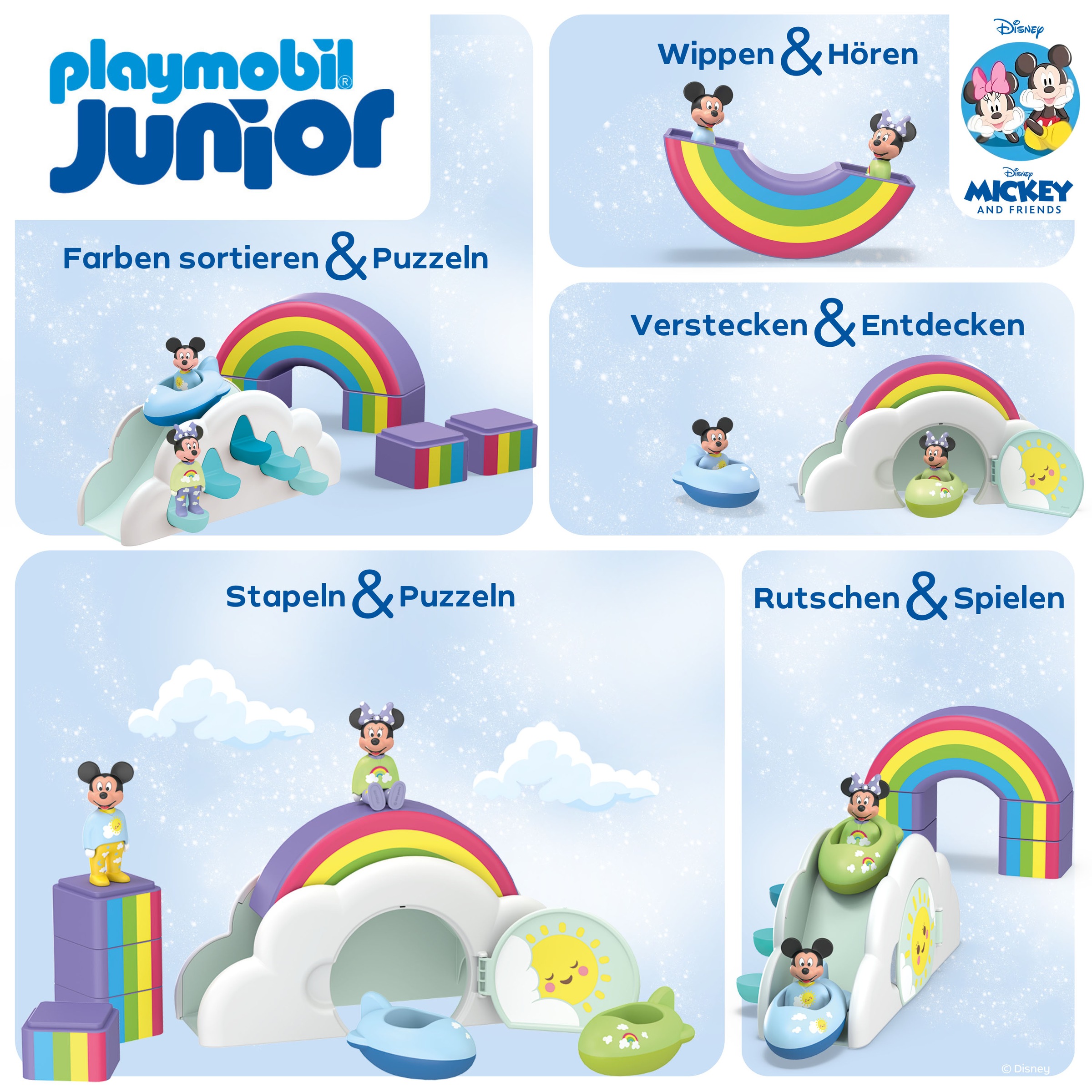Playmobil® Konstruktions-Spielset »Mickys & Minnies Wolkenflug (71697), JUNIOR & Disney« Made in Europe