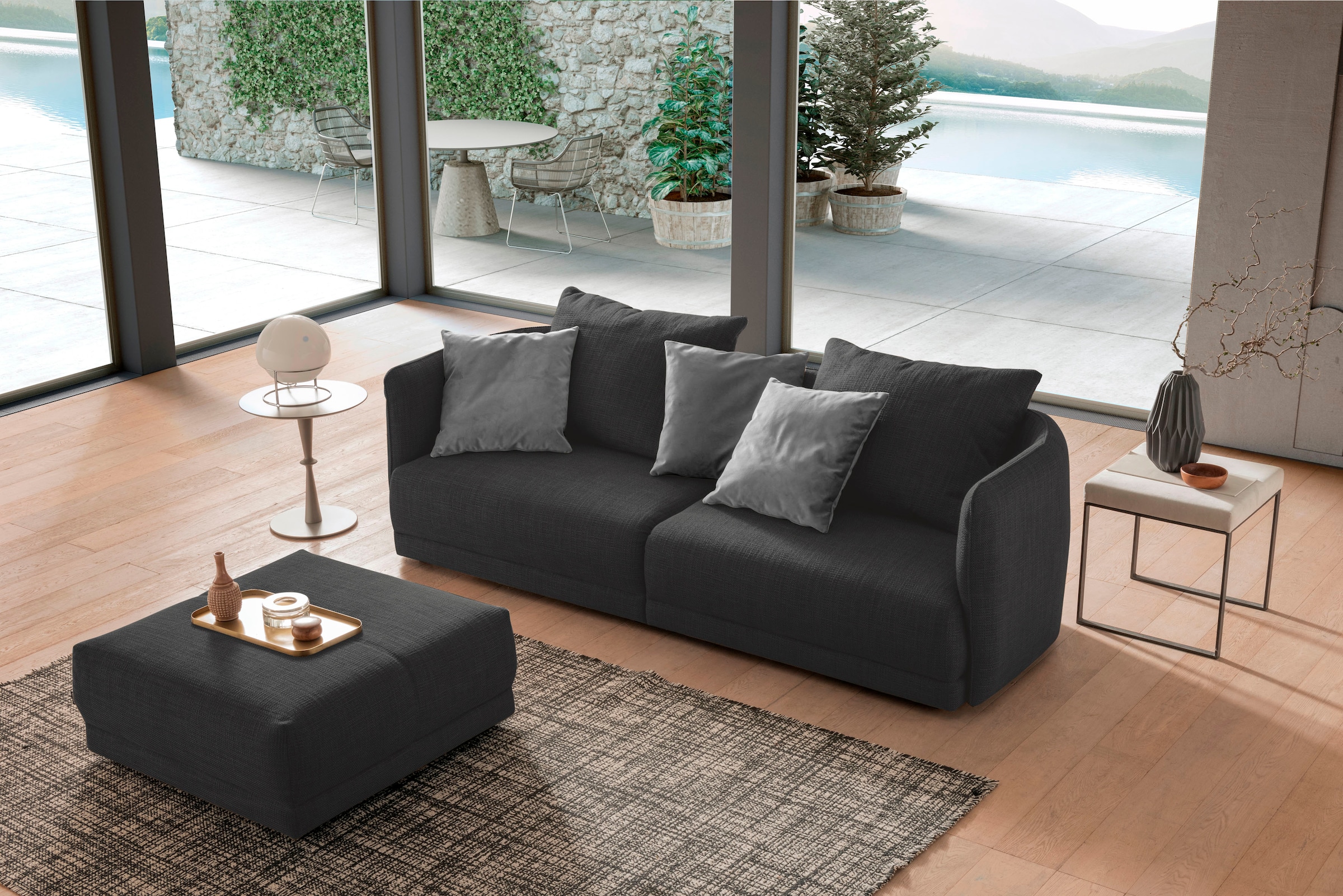 designwerk Hocker »New York, anmutender Designhocker« in hochwertiger Verarbeitung & tollem Sitzkomfort