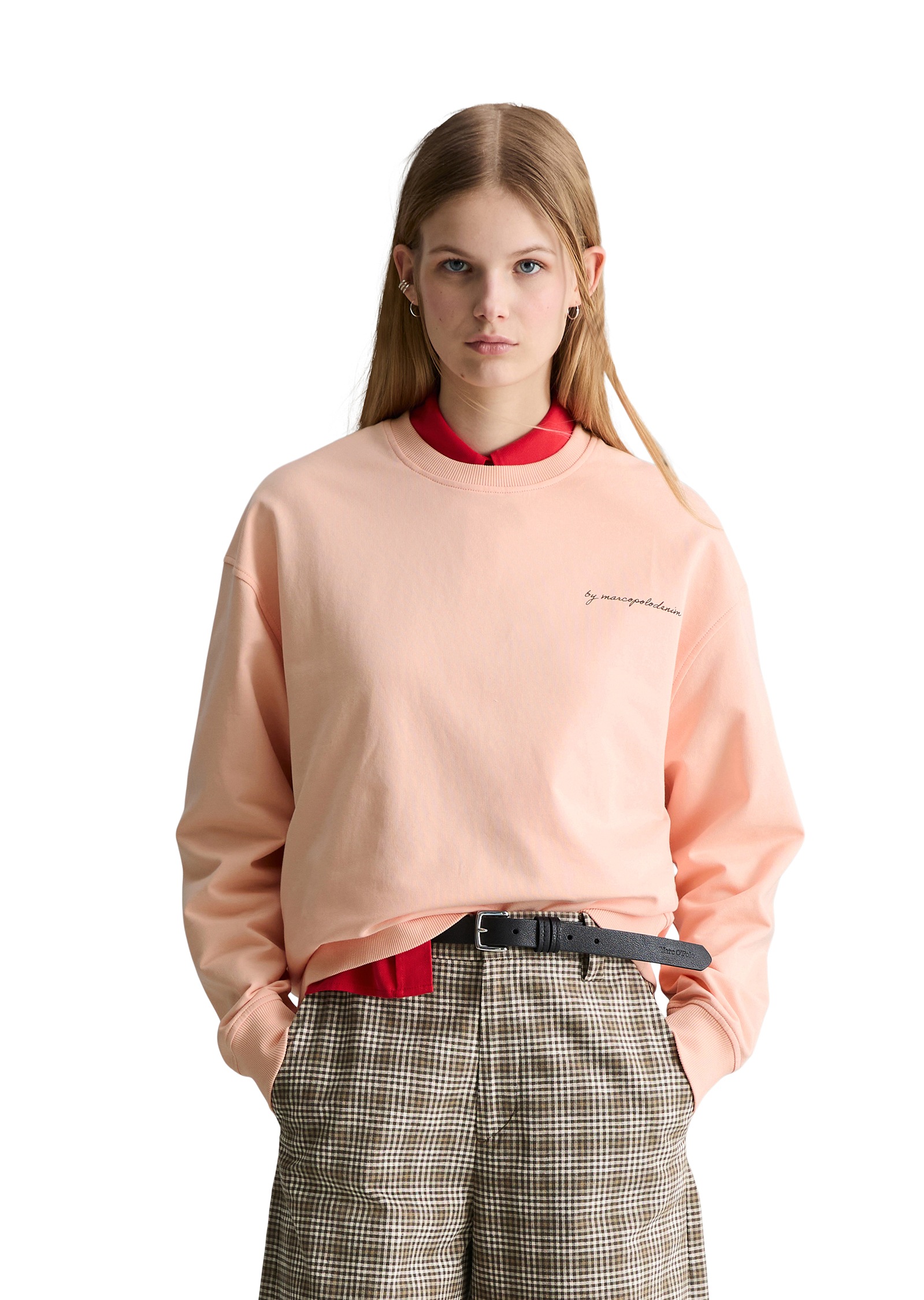 Image of Marc OPolo DENIM Sweatshirt, oversized mit markantem Rückenprint