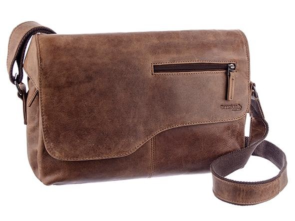 Image of GreenLand Nature Messenger Bag »Montana«, aus Büffelleder im Vintage Look bei Ackermann Versand Schweiz