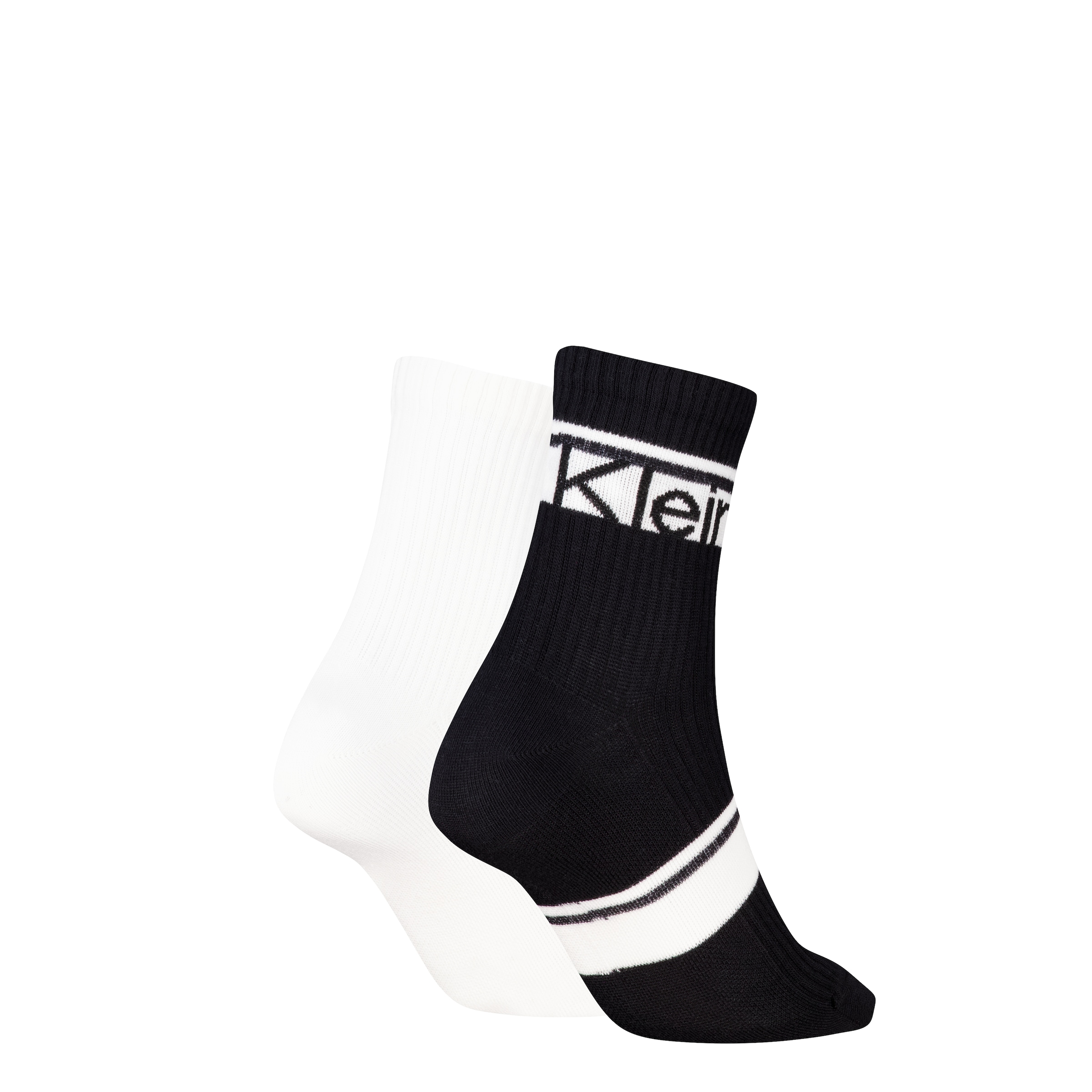 Calvin Klein Socken »CK WOMEN SHORT SOCK 2P LOGO STRIPE« 2 Paar, 