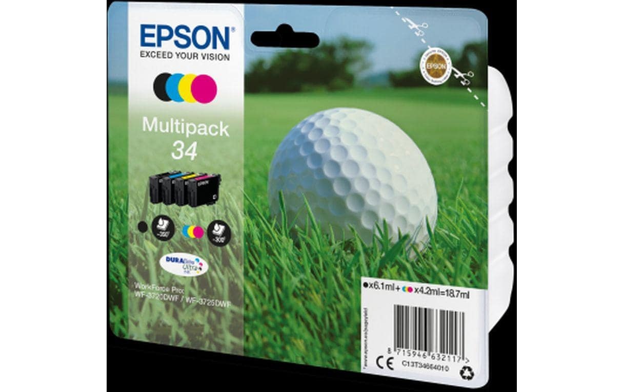 Epson Tintenpatrone »T34664010«, (4 St.)