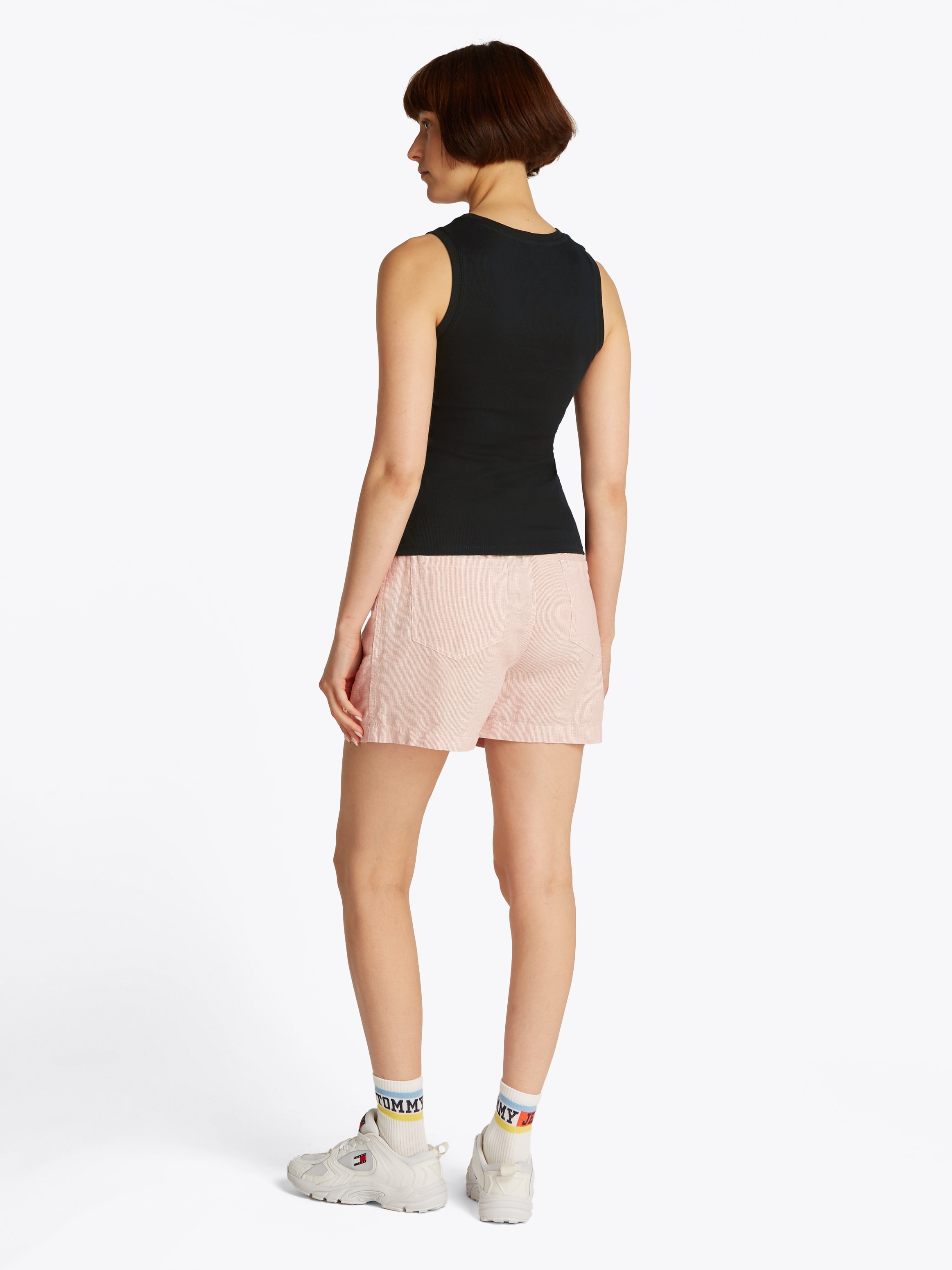 Tommy Jeans Curve Tanktop »TJW ESSENTIAL RIB TANK EXT«, in Grossen Grössen, Rippware