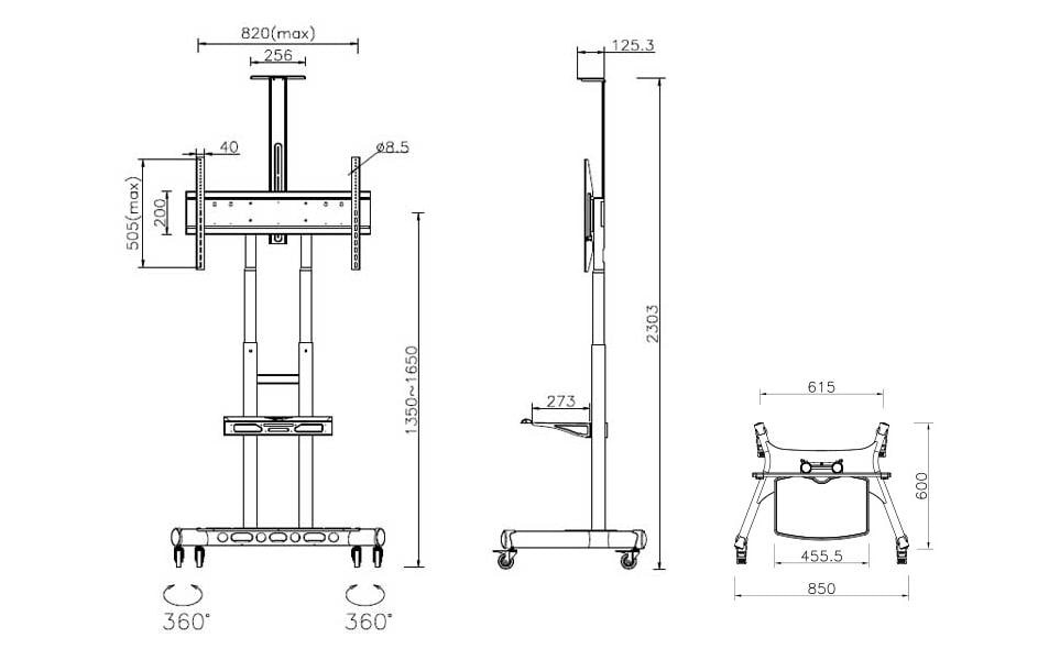TV-Ständer »Multibrackets Basic 180«