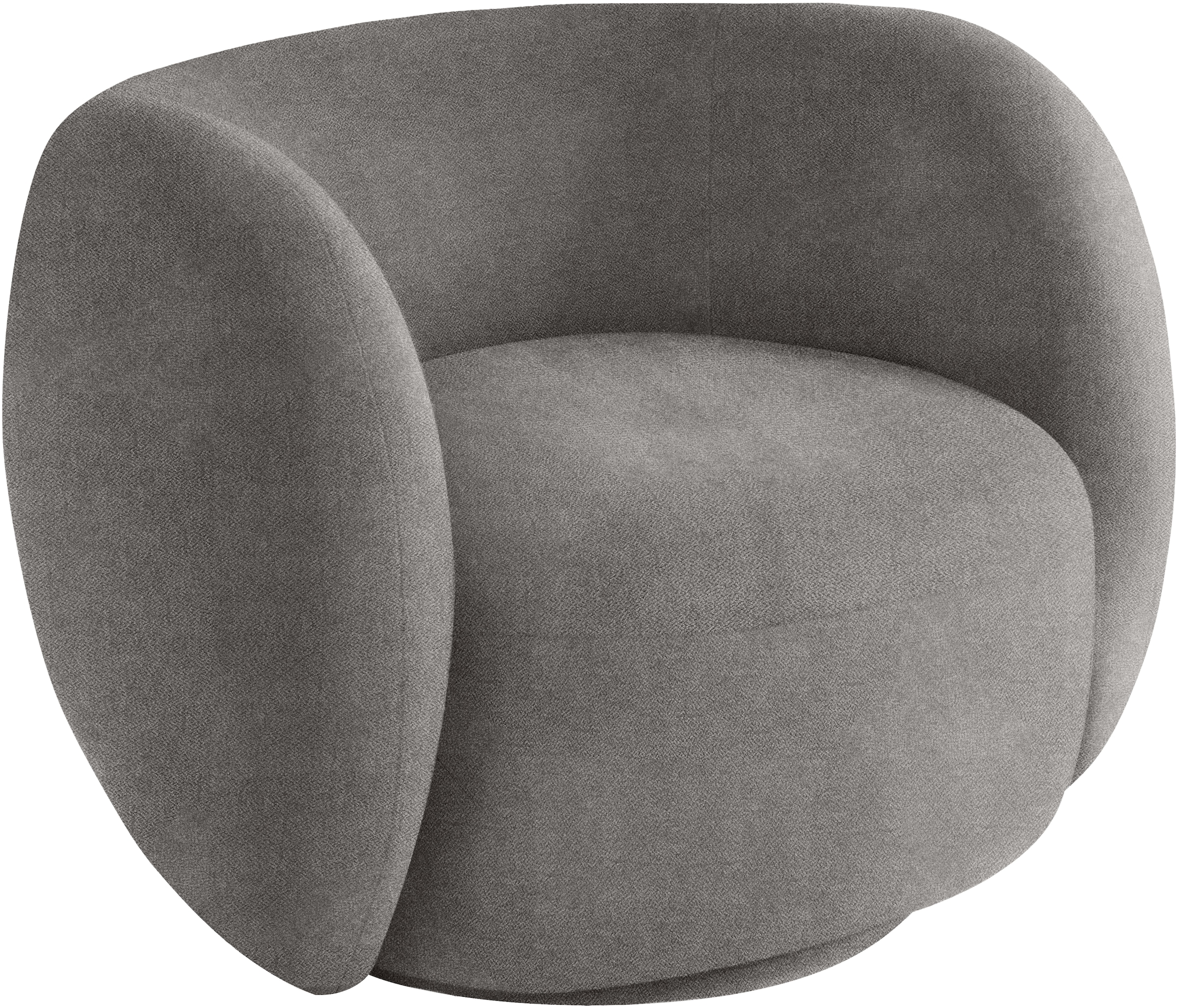 homsy by Ana Johnson Sessel »Pebbla, exklusiver, formschöner Designsessel, Drehsessel« Mit oder ohne Drehfunktion, in Luxus-Microfaser oder Chenille