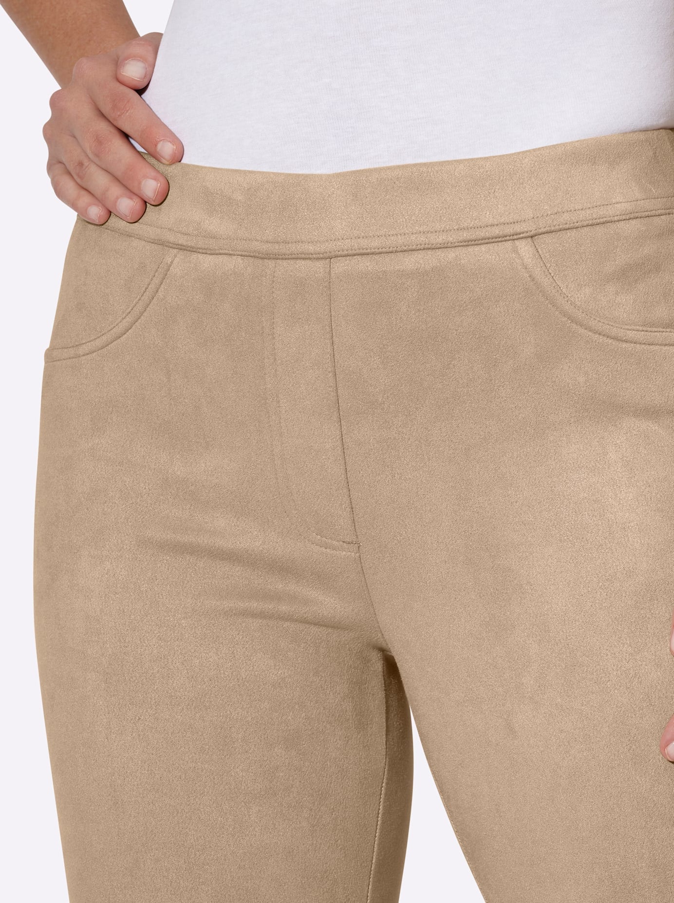 heine Pantalon imitation cuir