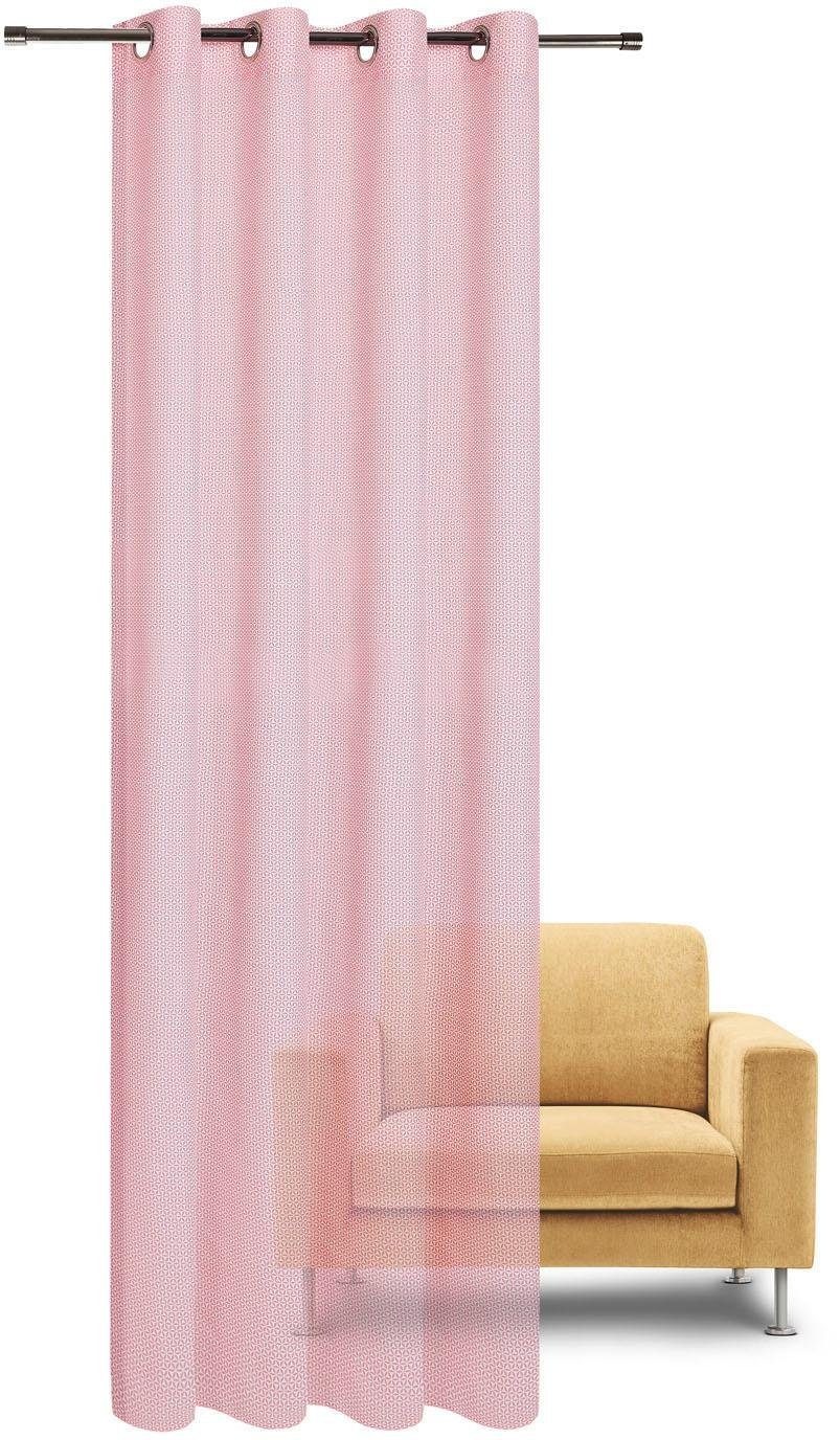 Image of Gerster Vorhang »Juri«, (1 St.), HxB: 235x140, Moderner Ösenschal bedruckt bei Ackermann Versand Schweiz