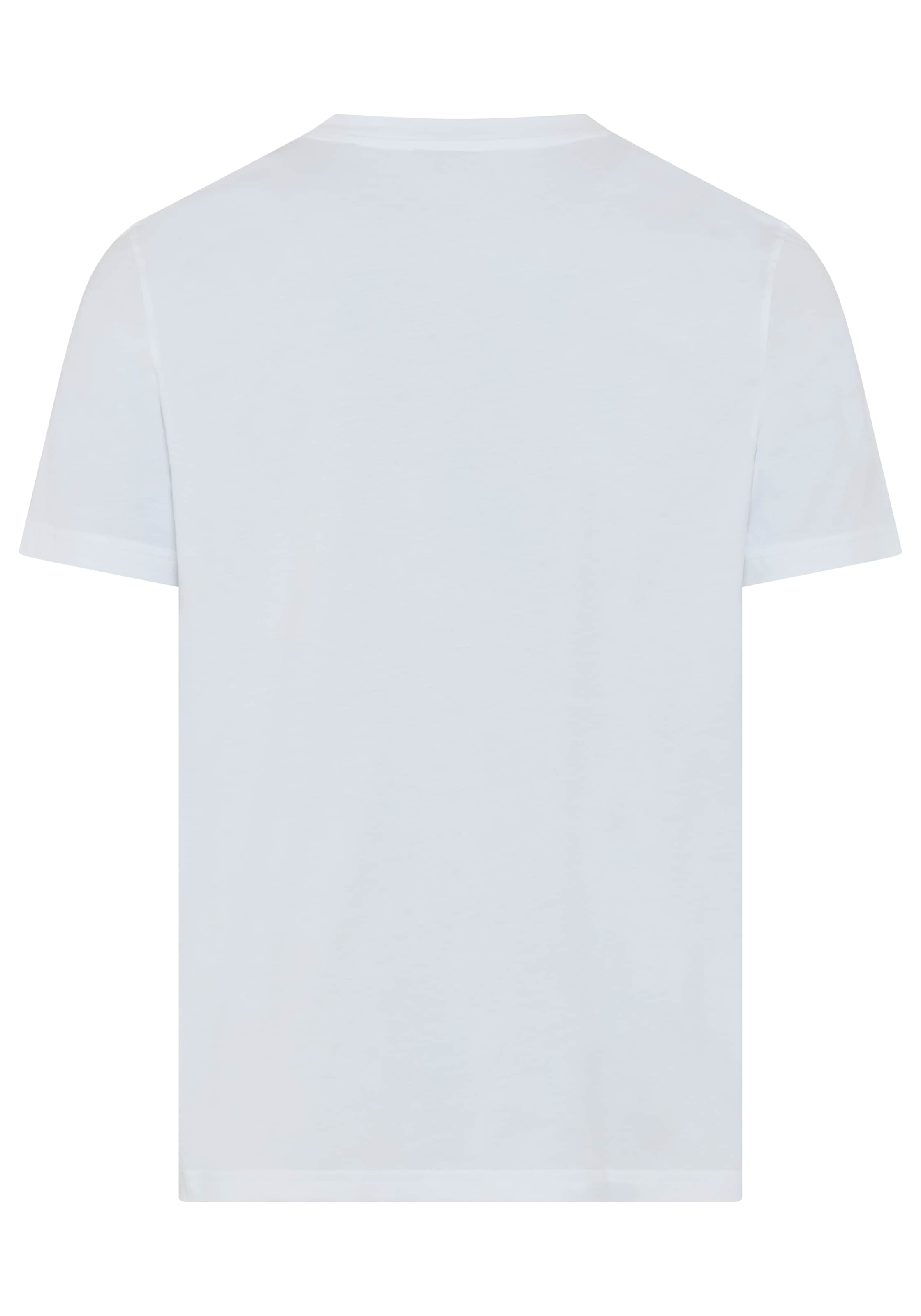 BOSS ORANGE T-shirt col rond, coupe Regular Fit, grand imprimé logo