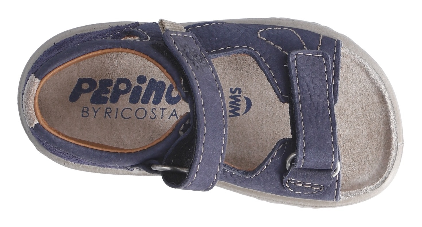 PEPINO by RICOSTA Lauflernschuh »Claas WMS: mittel«  Sandale mit Klett, WMS-System, Leder, Grössenschablone zum Download
