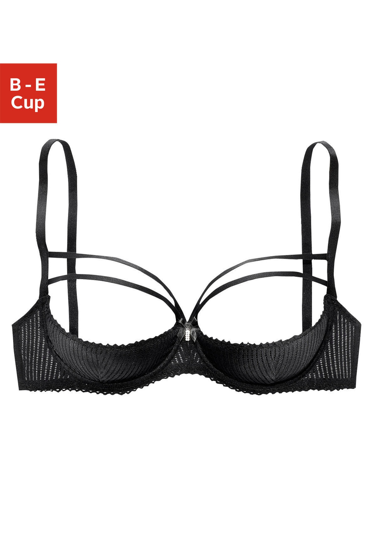 Image of LASCANA Belle Affaire Büstenhebe, mit verführerischer Bänderoptik, sexy Dessous bei Ackermann Versand Schweiz