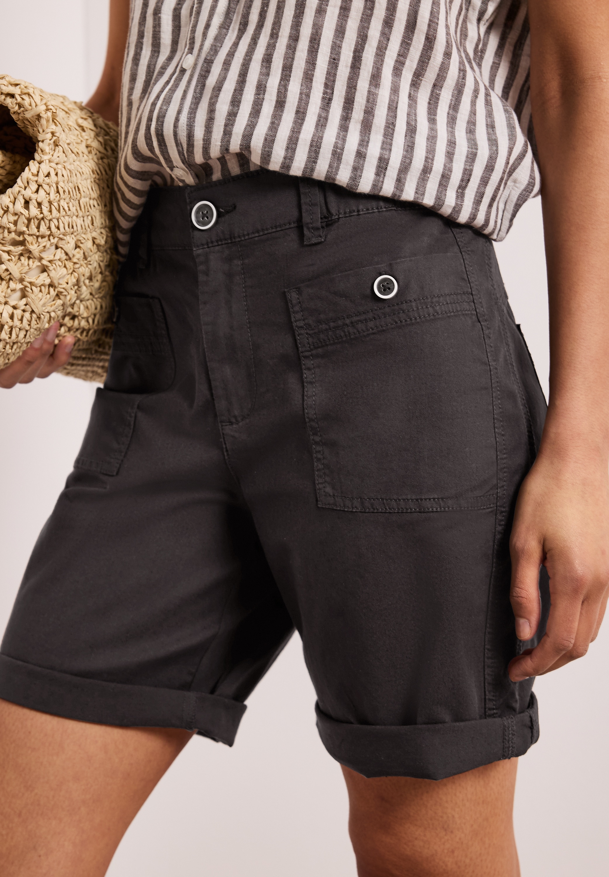 STREET ONE Bermuda »Style Yulius«  Short d'été avec revers