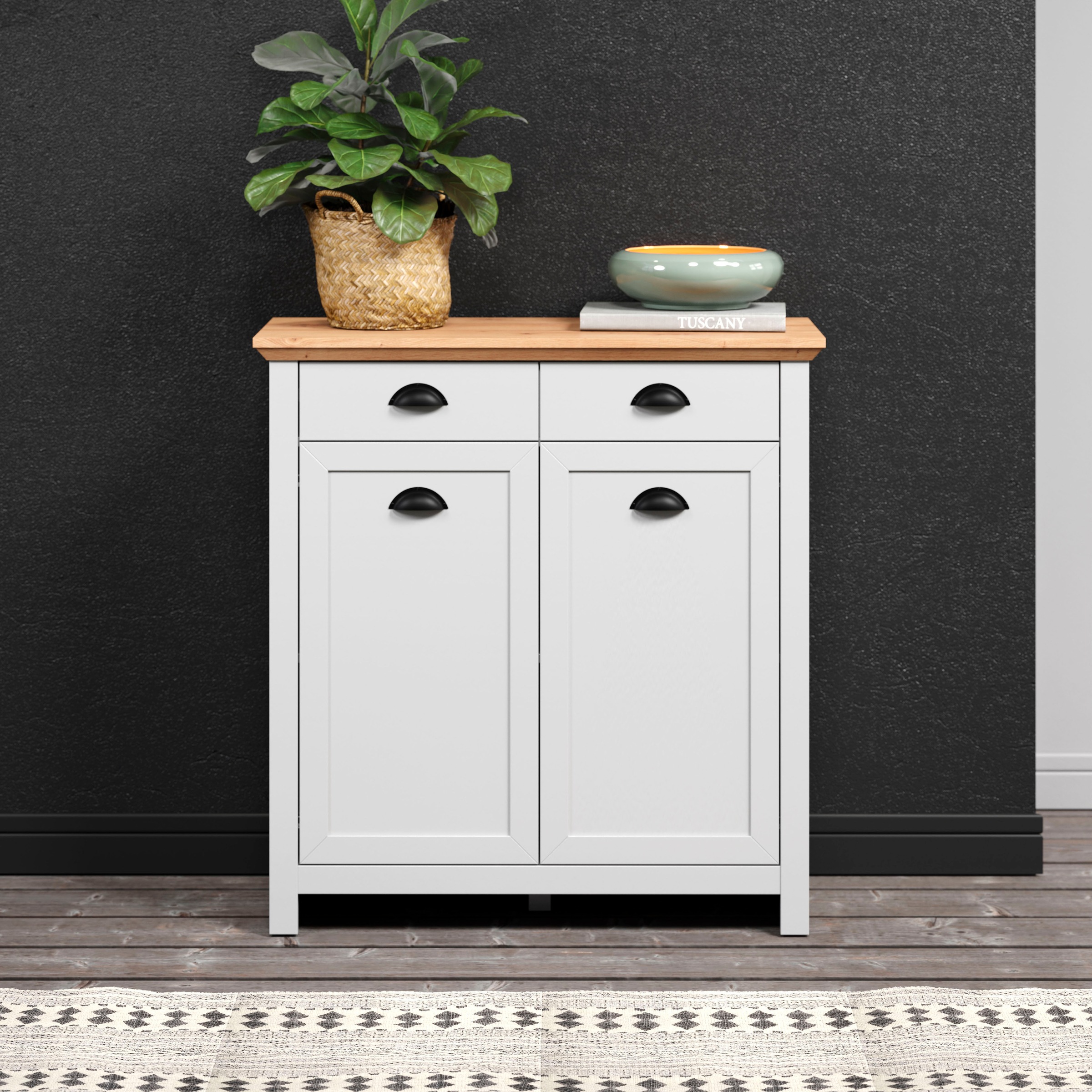Home affaire Garderoben-Set »Herzwill«, (5 St.), 5-teiliges Sparset bestehend aus Schrank, Masse B/H/T ca.: 267/201/41cm