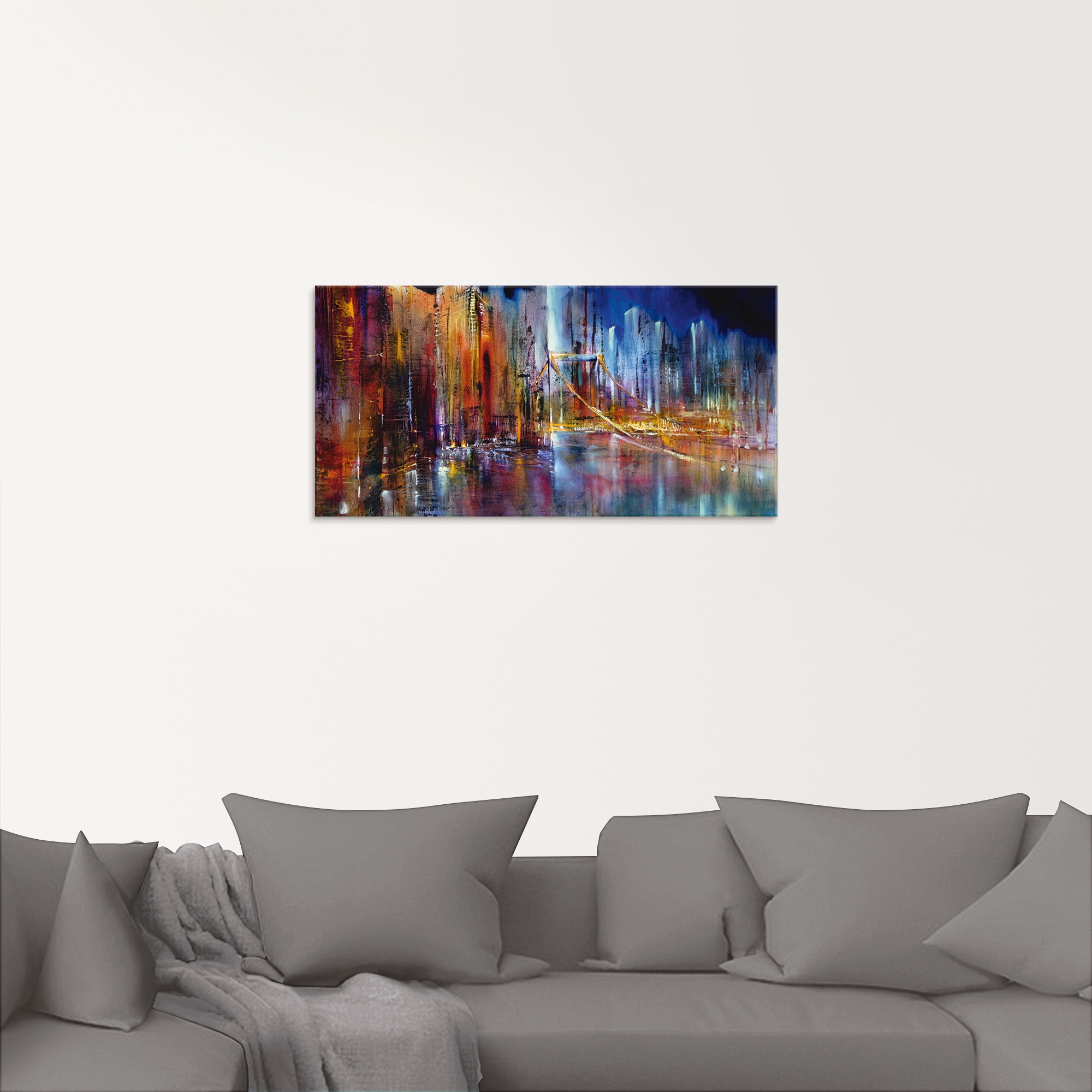 Artland Glasbild »Stadtansicht I« Amerika 1 Stk. tlg. in verschiedenen Grössen