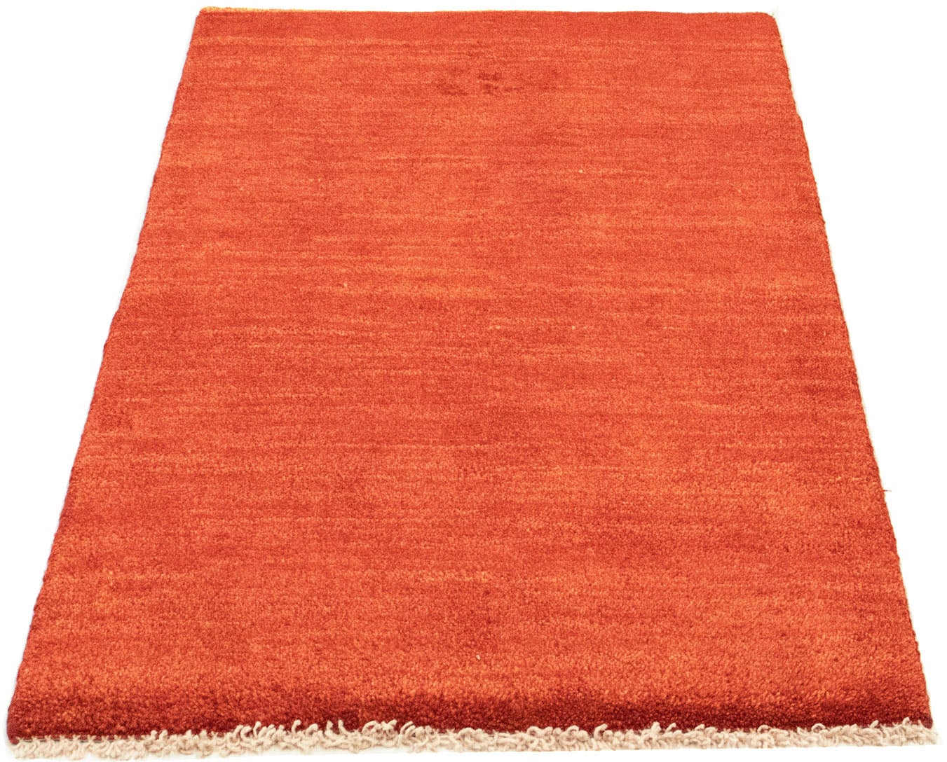 günstig handgeknüpft morgenland »Gabbeh kaufen handgeknüpft Wollteppich rot«, rechteckig, Teppich