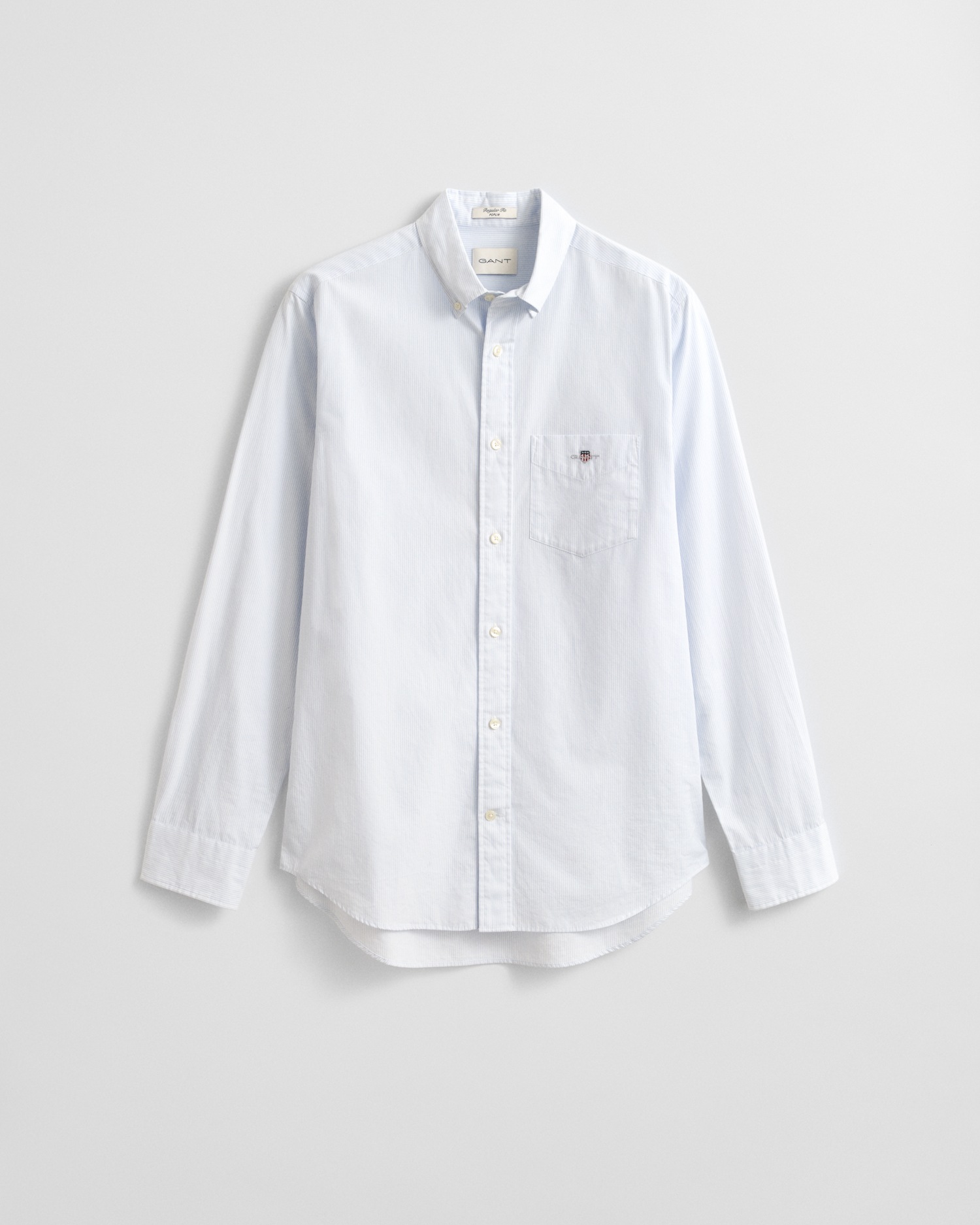 Gant Chemise à manches longues »REG POPLIN BANKER SHIRT« Banker Stripe Popeline, leichte Baumwolle