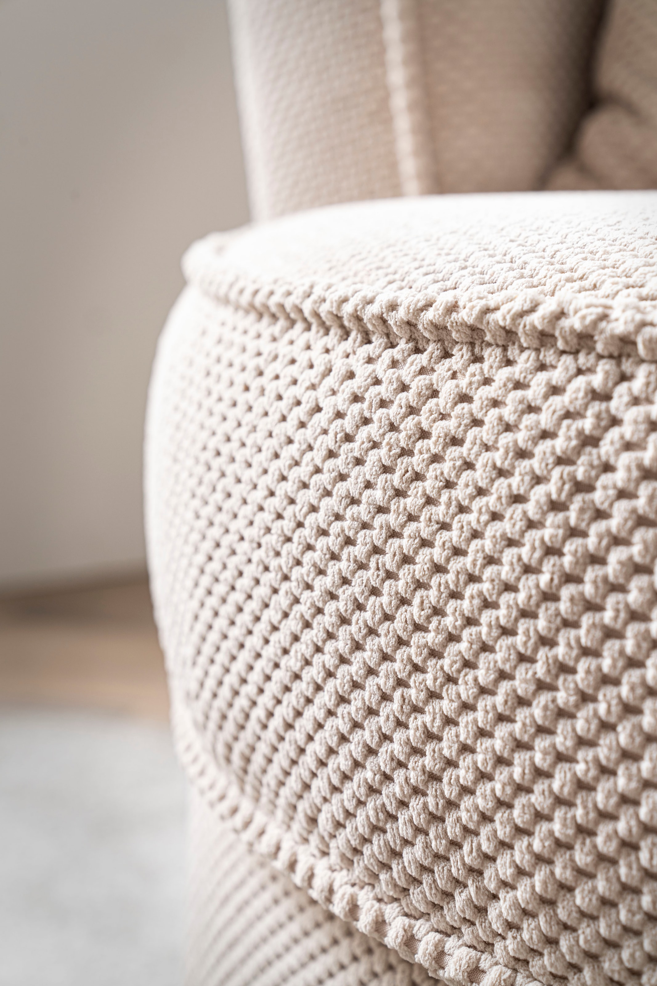 Leonique Drehsessel »MAISIE, Love Seat XXL Lese-Sessel, Big-Sessel mit Hocker,«, (2 St.), Set in MEGA CORD und Web-Velours, drehbar 360 Grad