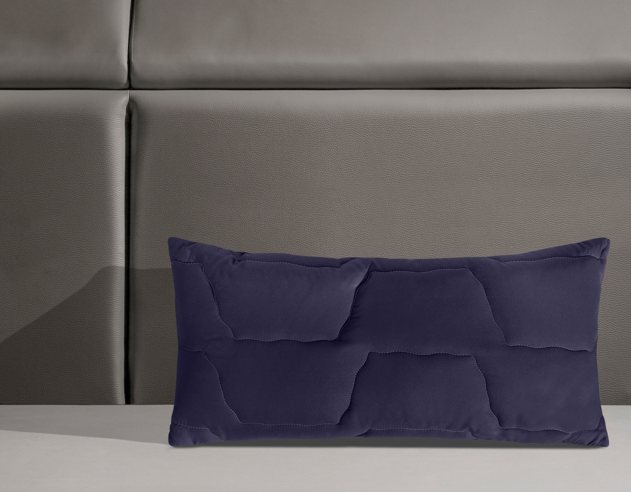 GOODproduct Oreiller en microfibre »Microlux Kopfkissen 40x80 cm, 80x80 cm« Füllung: boulettes de fibres 3D 1 cuis tlg. coussin, en blanc, bleu, rose & vert