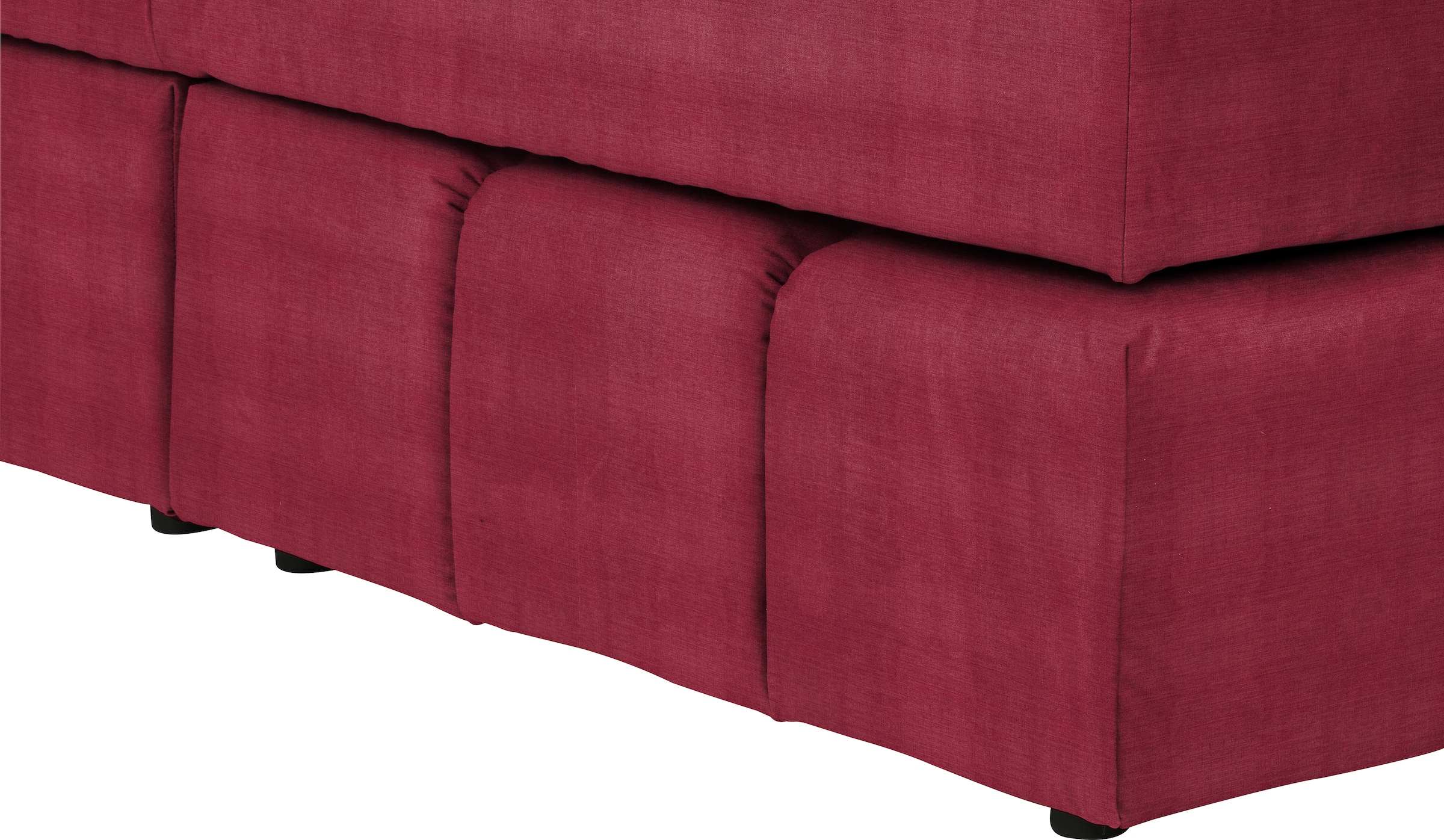 Home affaire Boxspringbett »PAXTON mit gepolstertem Kopfteil, inkl. TFK-Matratze H2/H4« Mit 5cm Kaltschaumtopper, Liegefläche 160 cm x 200 cm, 180 cm x 200 cm