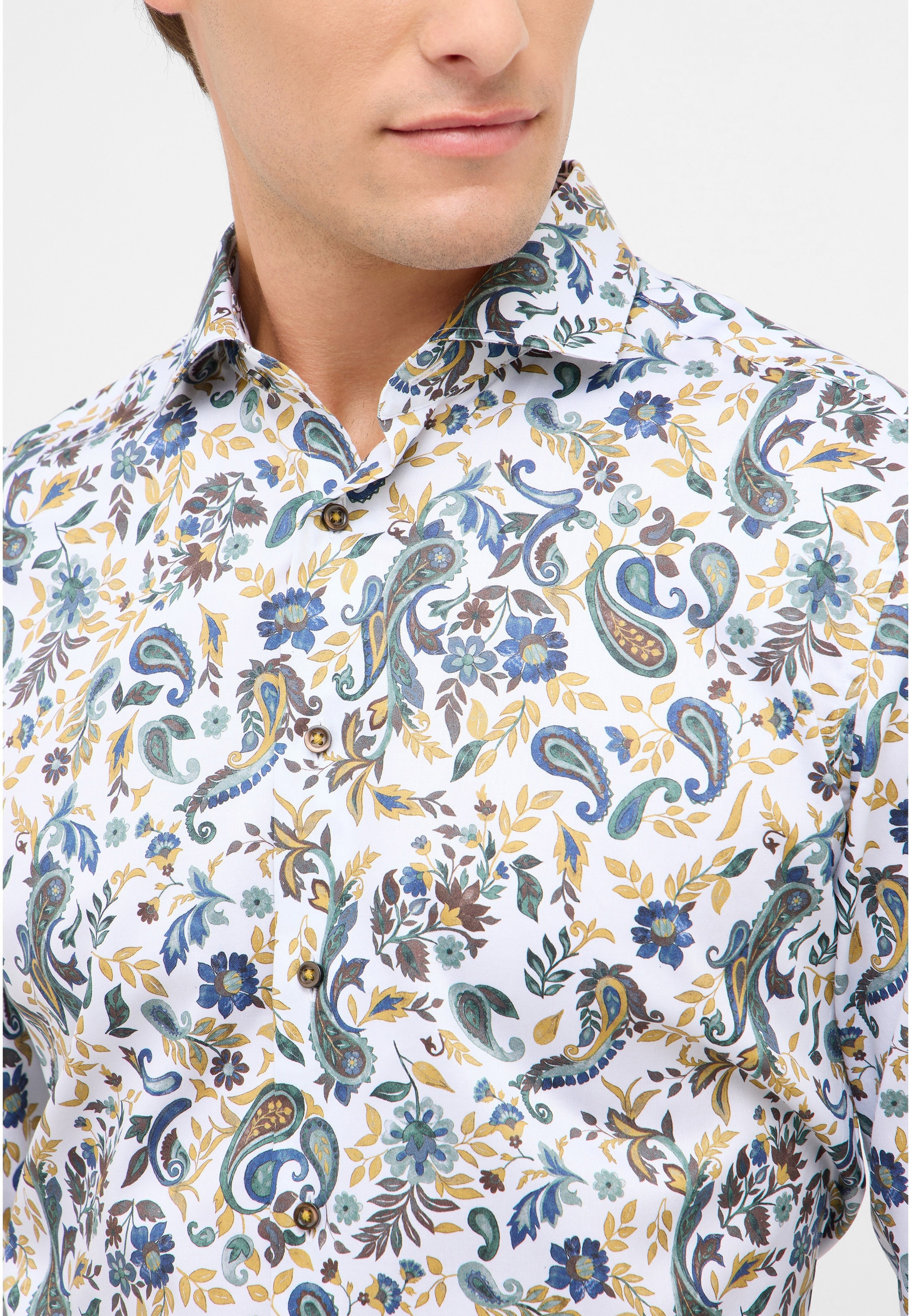 Eterna Langarmhemd »SLIM FIT« NON IRON (bügelfrei)