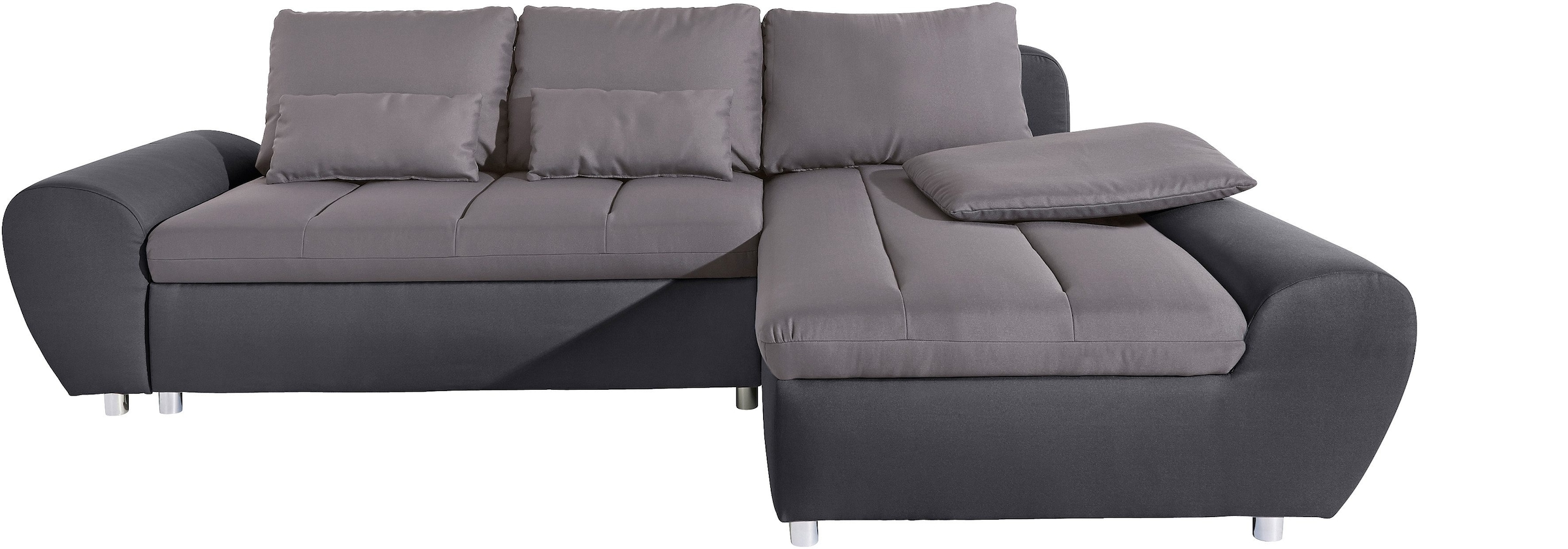 sit&more Ecksofa »Bandos L-Form«, in 2 unterschiedlichen Grössen, wahlweise mit Bettfunktion