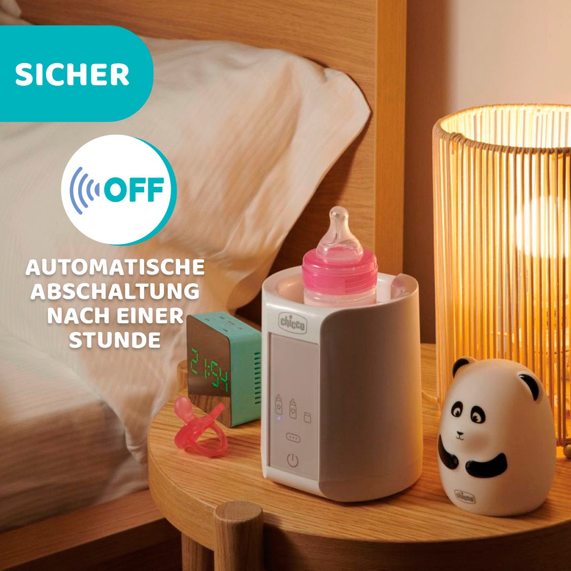 Chicco Flaschenwärmer »Zuhause/Unterwegs« inkl. Adapter für das Auto