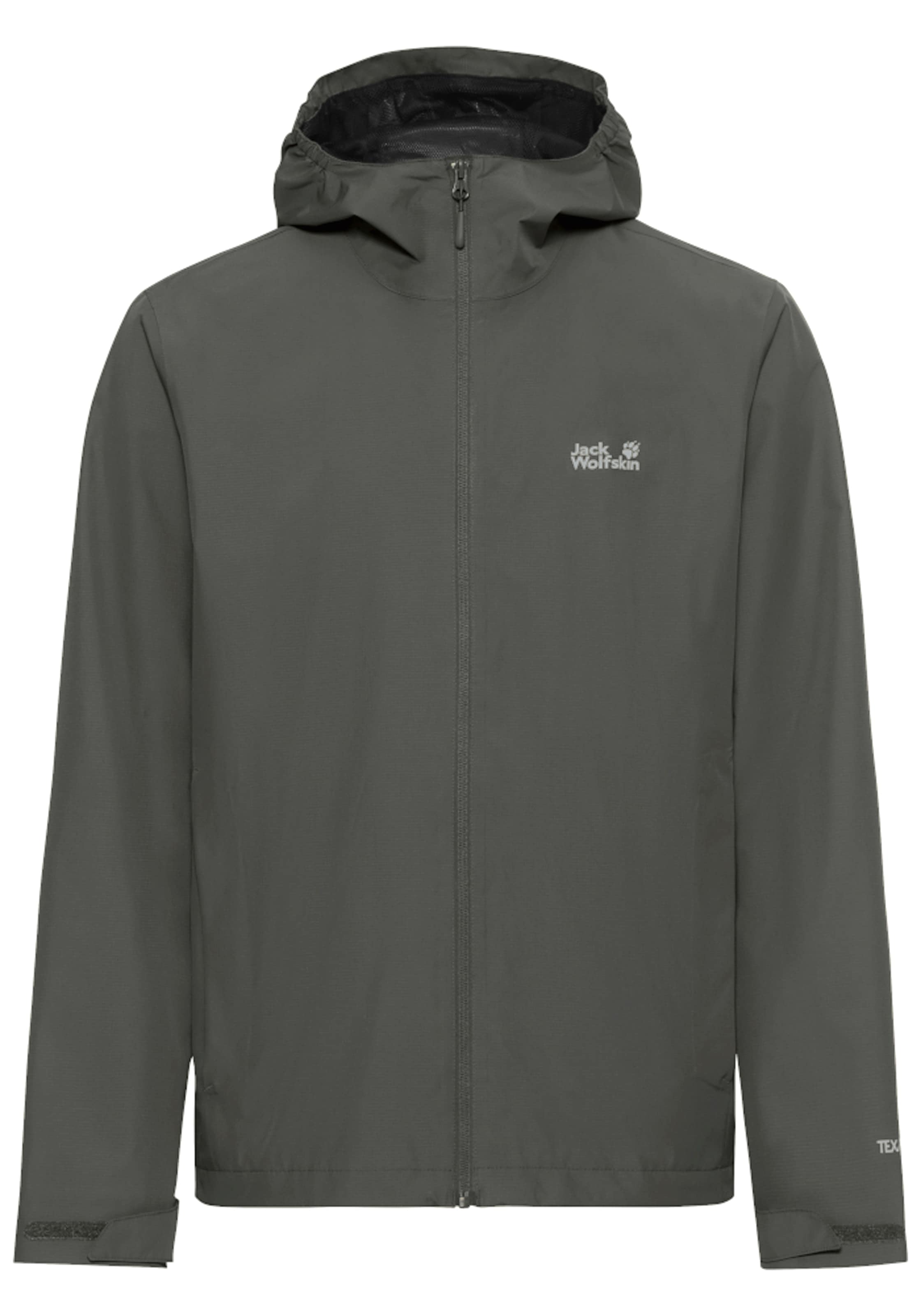 Jack Wolfskin Veste de pluie »OUTROVERT 2L JKT M« avec capuche avec capuche, respirant, imperméable