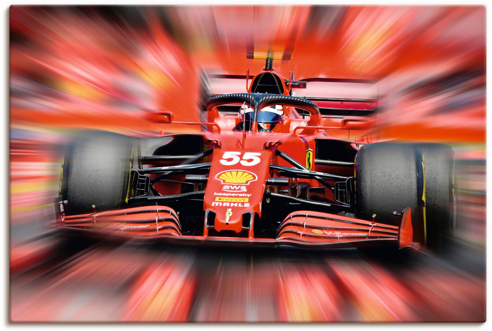 Image of Artland Wandbild »Carlos Sainz junior - Spanien«, Auto, (1 St.), in vielen Grössen & Produktarten - Alubild / Outdoorbild für den Aussenbereich, Leinwandbild, Poster, Wandaufkleber / Wandtattoo auch für Badezimmer geeignet bei Ackermann Versand Schweiz