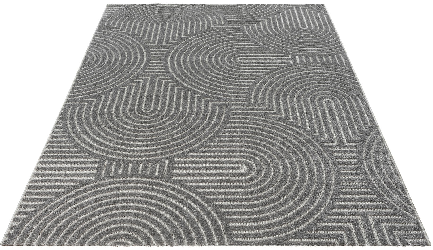 Sanat Tapis »Berlin 1 , auch als Läufer und in Rund« Rectangulaire 6 mm Höhe Convient pour intérieur et extérieur, extérieur, terrasse, balcon, aussi coureurs